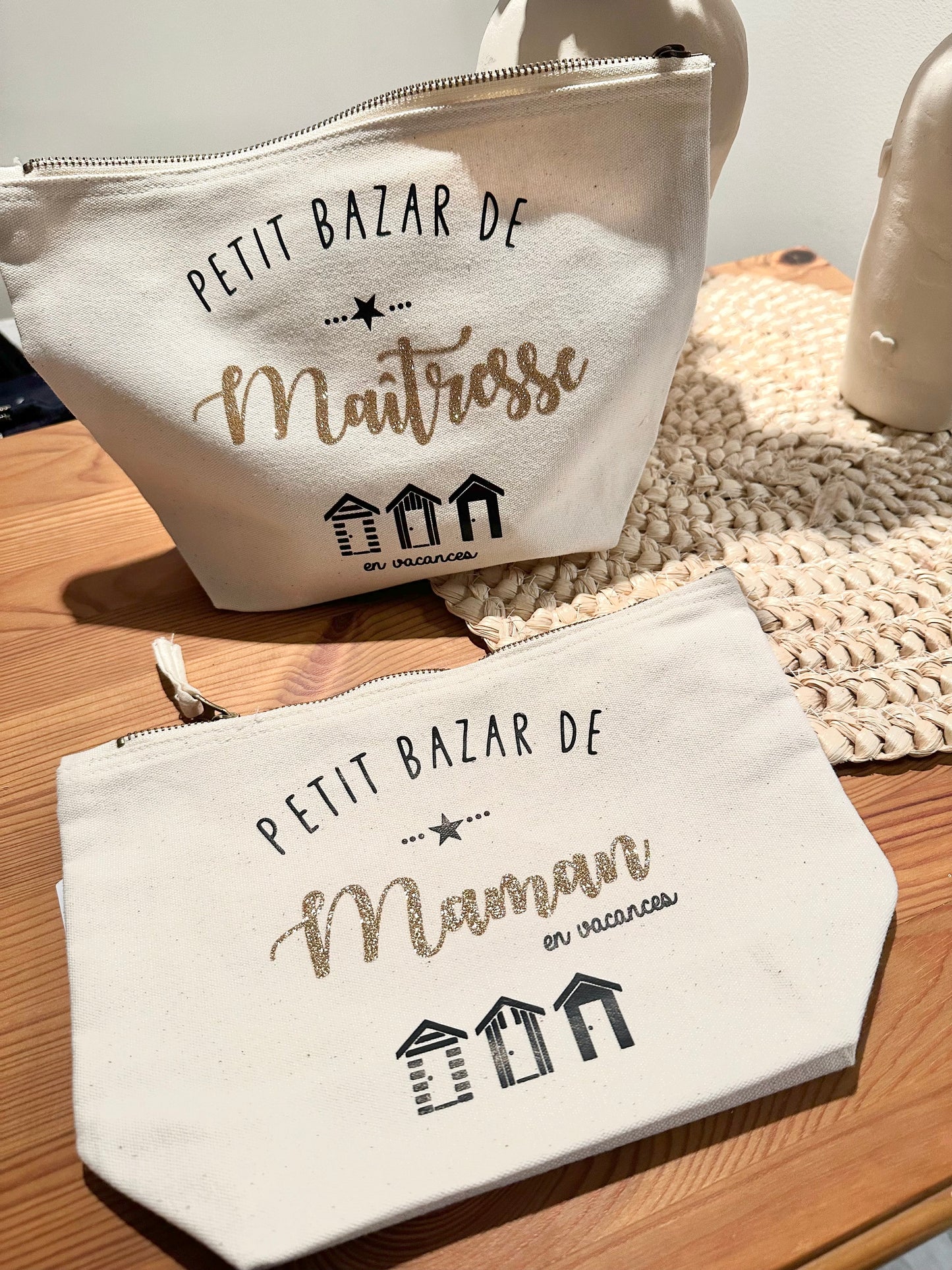 Pochette "Petit bazar de maman/maitresse en vacances " (en stock)