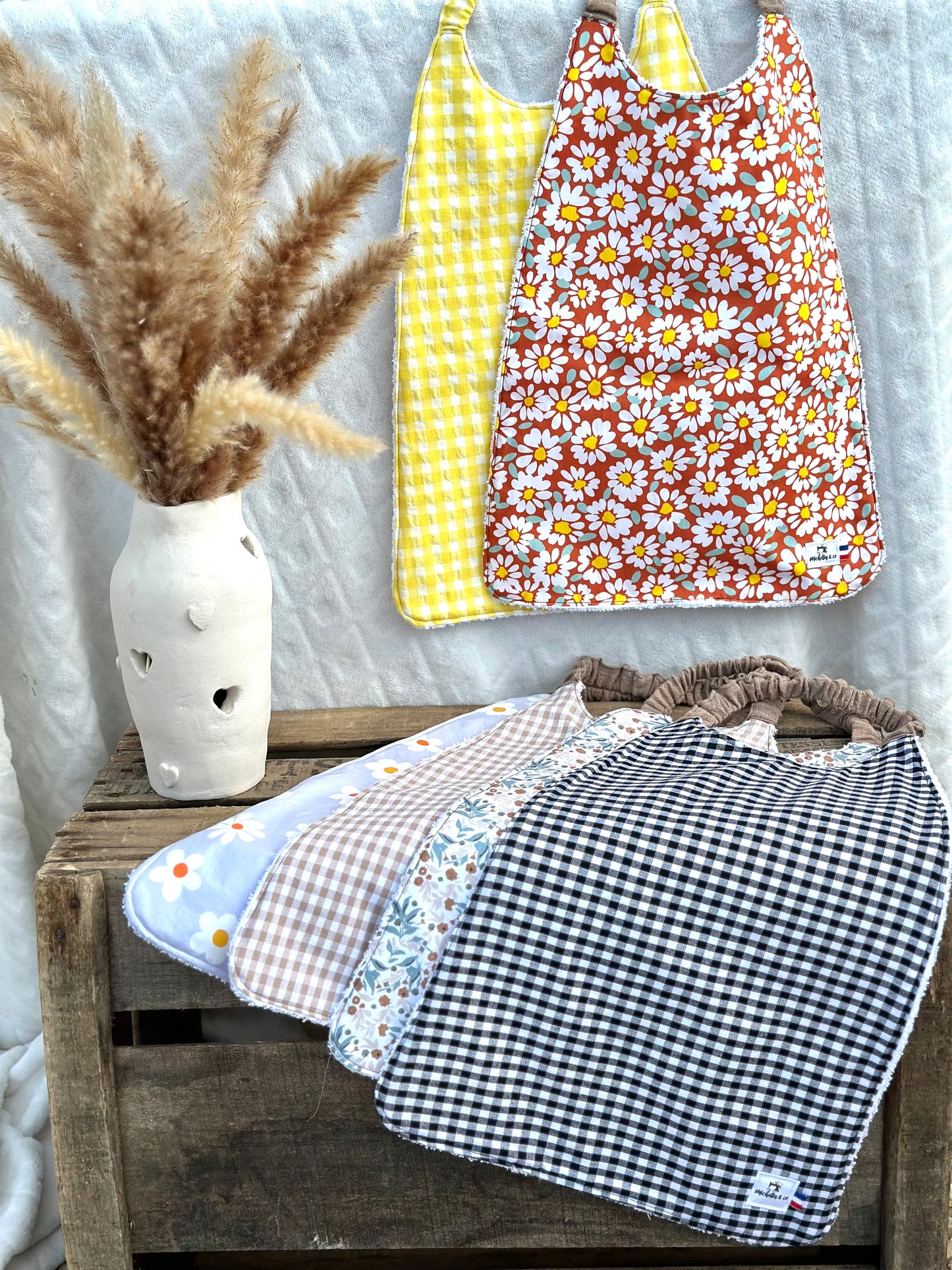Bavoir enfant enduit (en stock)