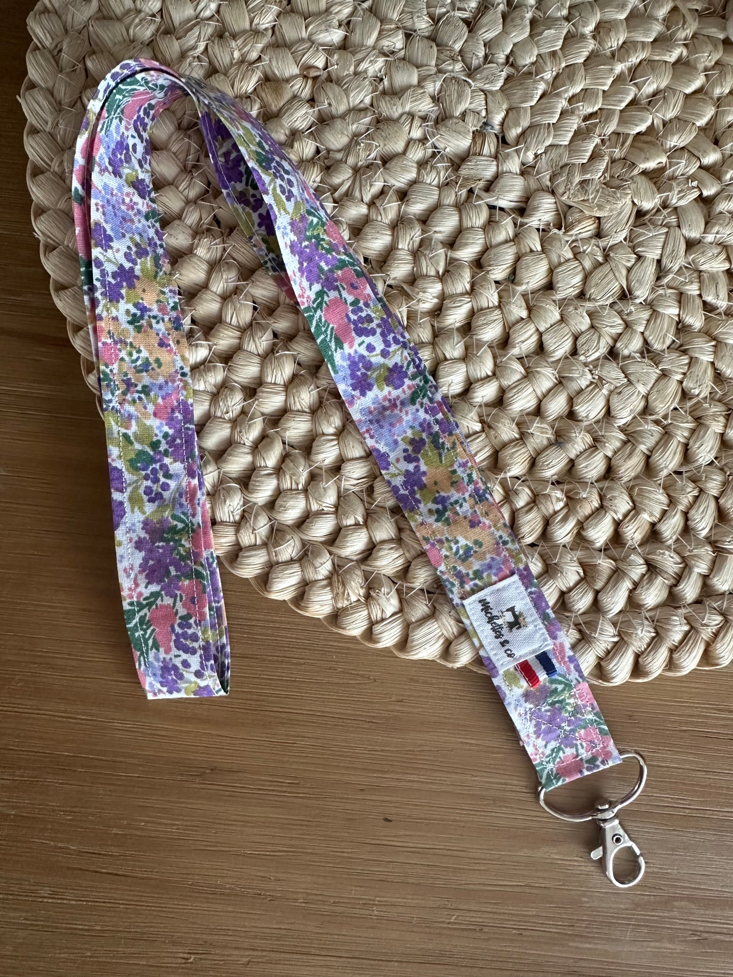 Porte clefs tour de cou (sur commande)