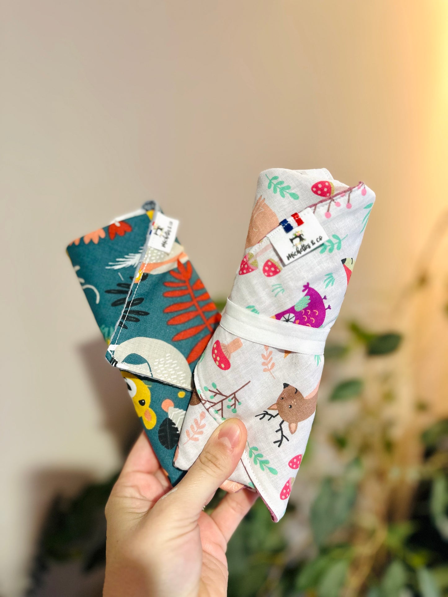 Serviette de table personnalisé pour la maison / cantine / nounou