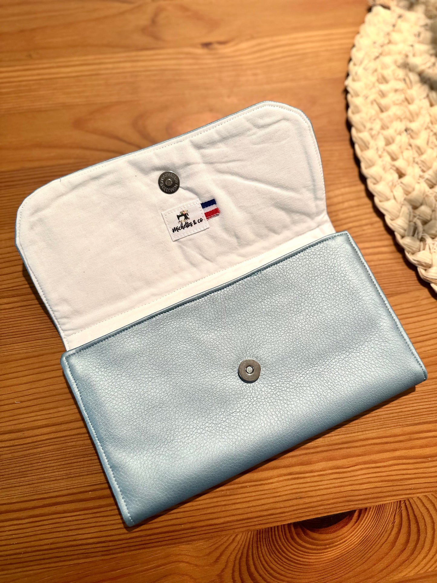 Portefeuille en simili cuir (en stock)