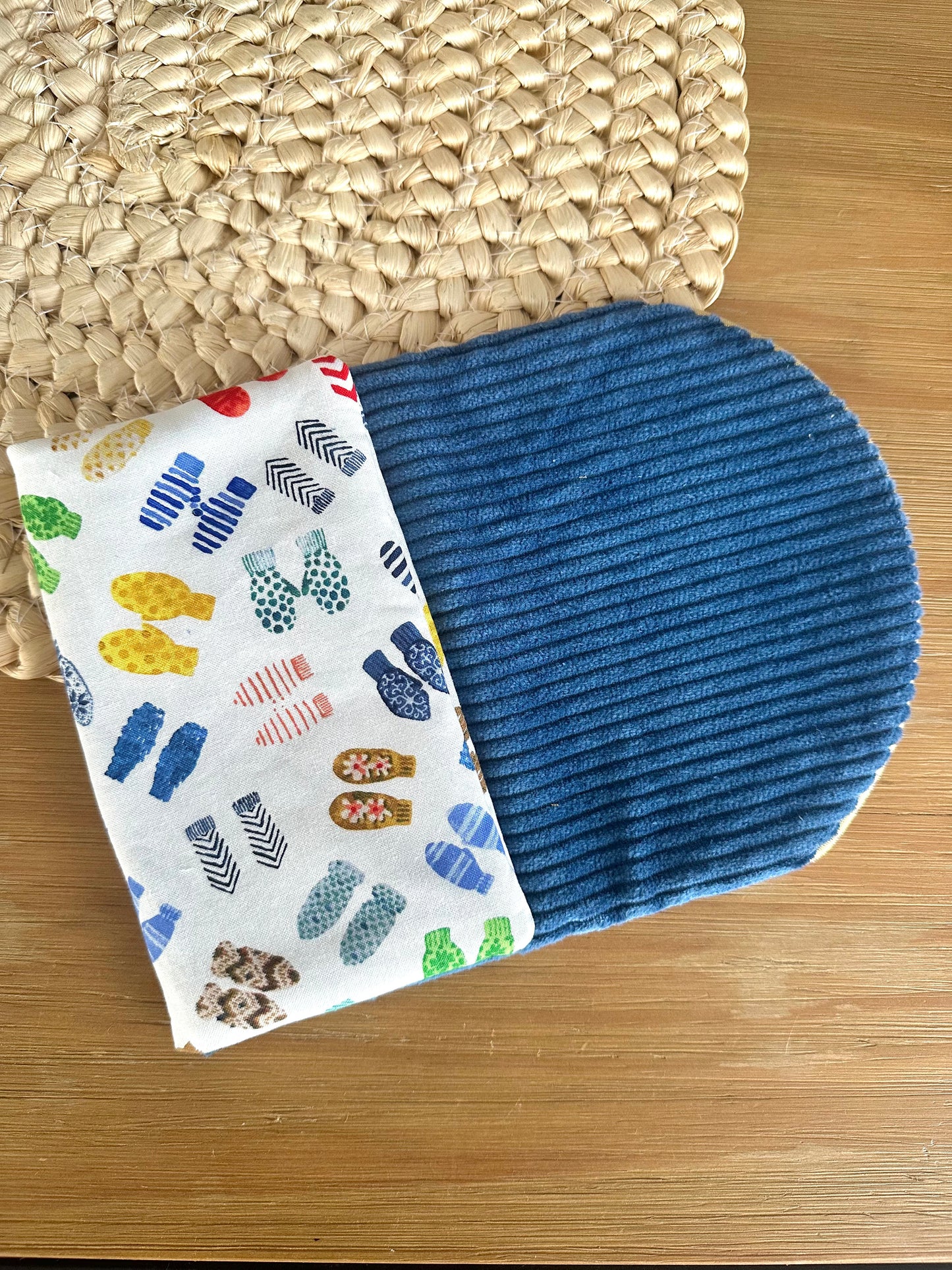 Pochette à médailles Ski - je personnalise mon tissu