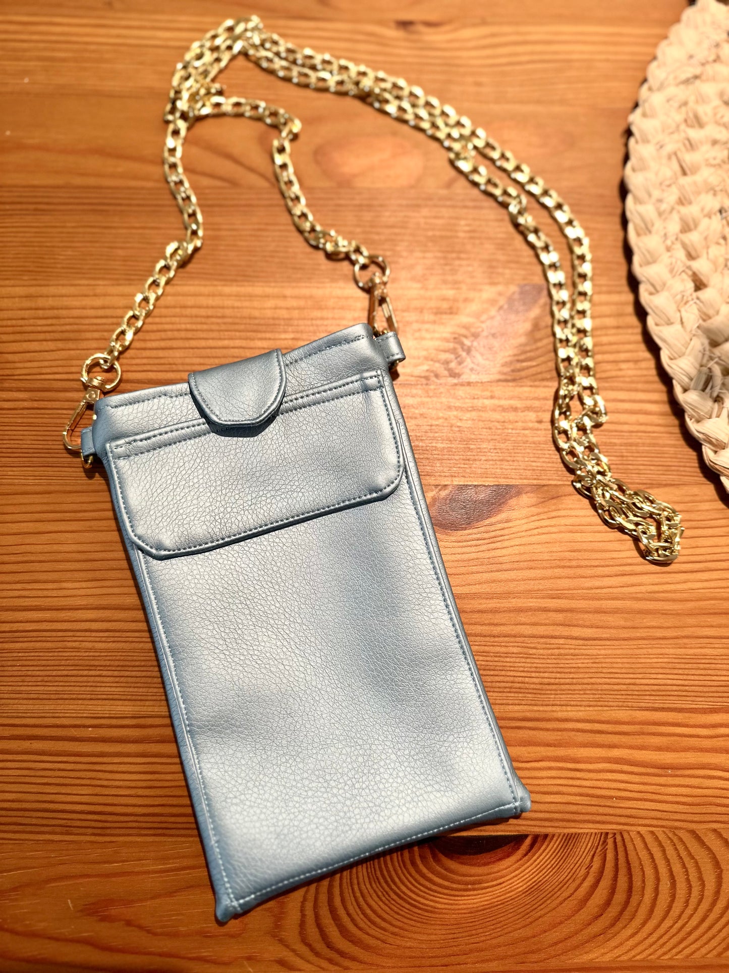 Sacoche bandoulière en simili cuir pour téléphone portable (en stock)