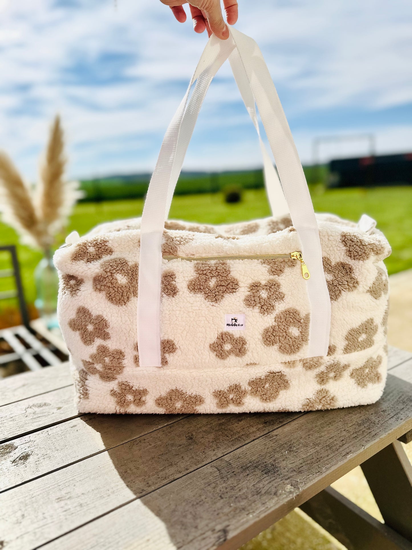 Sac Flower - sac weekend/voyages (sur commande)