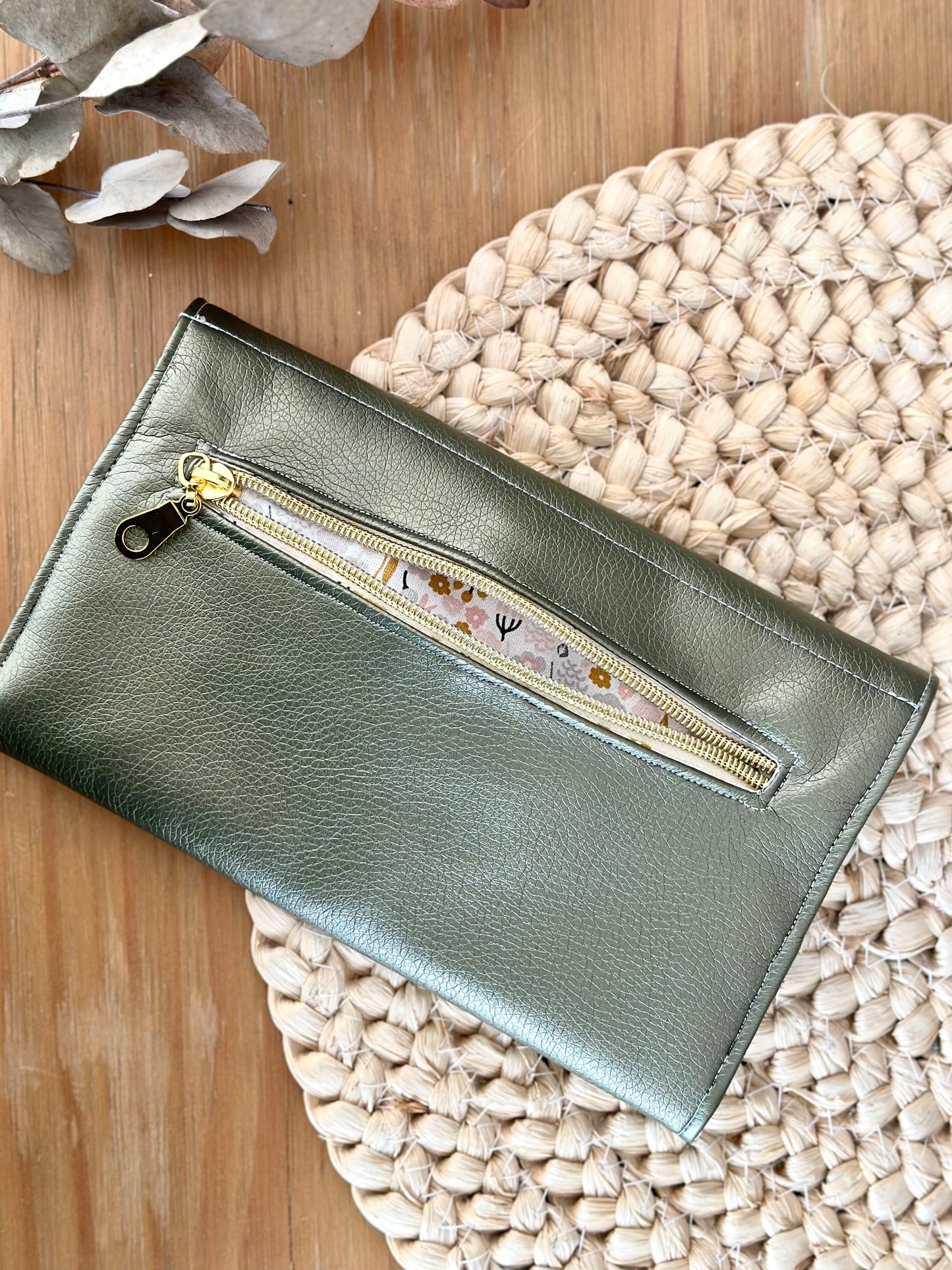 Portefeuille en simili cuir