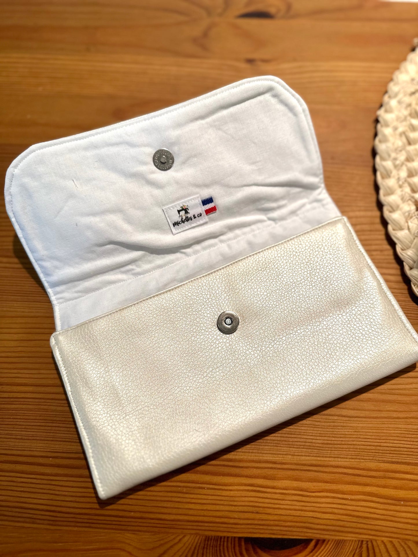 Portefeuille en simili cuir (en stock)