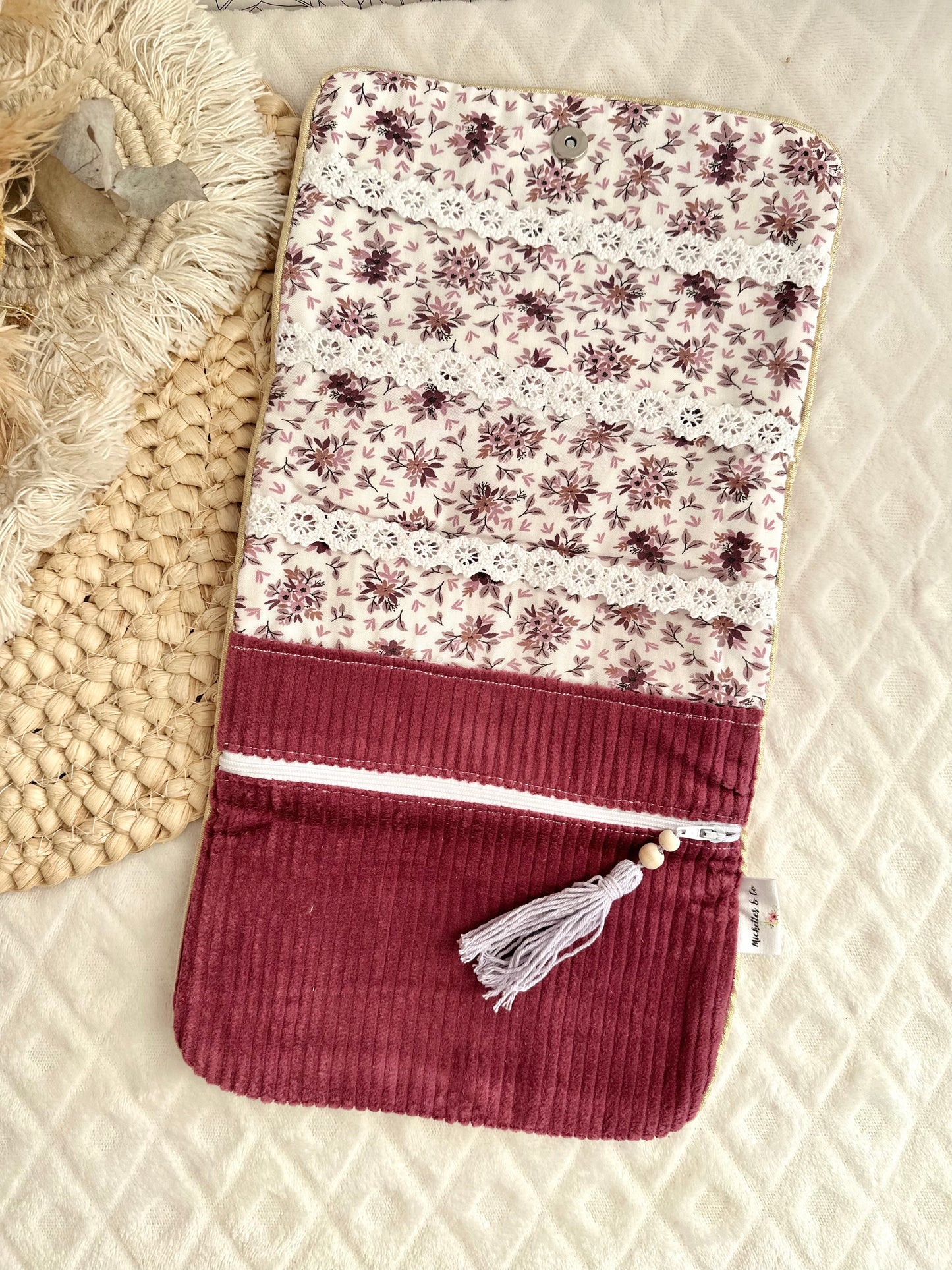 Pochette à barrettes (sur commande)