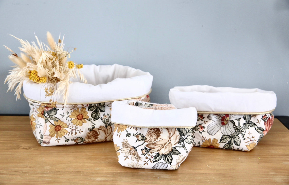 Trio de paniers pour chambre de bébé