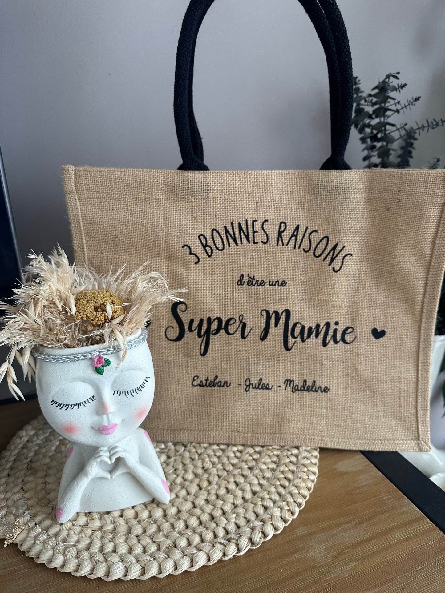 Cabas " …. Bonnes raisons d’être une super mamie "