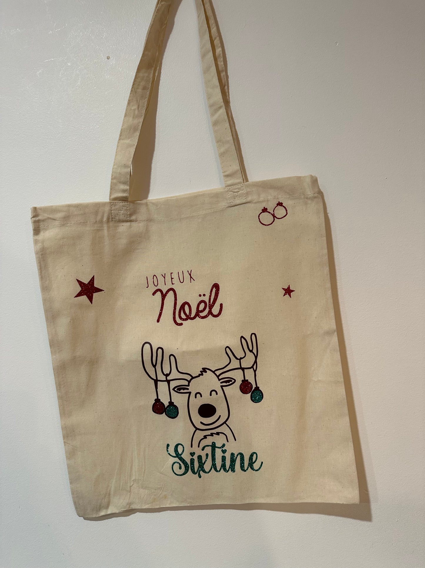 (en stock) Tote bag de Noel