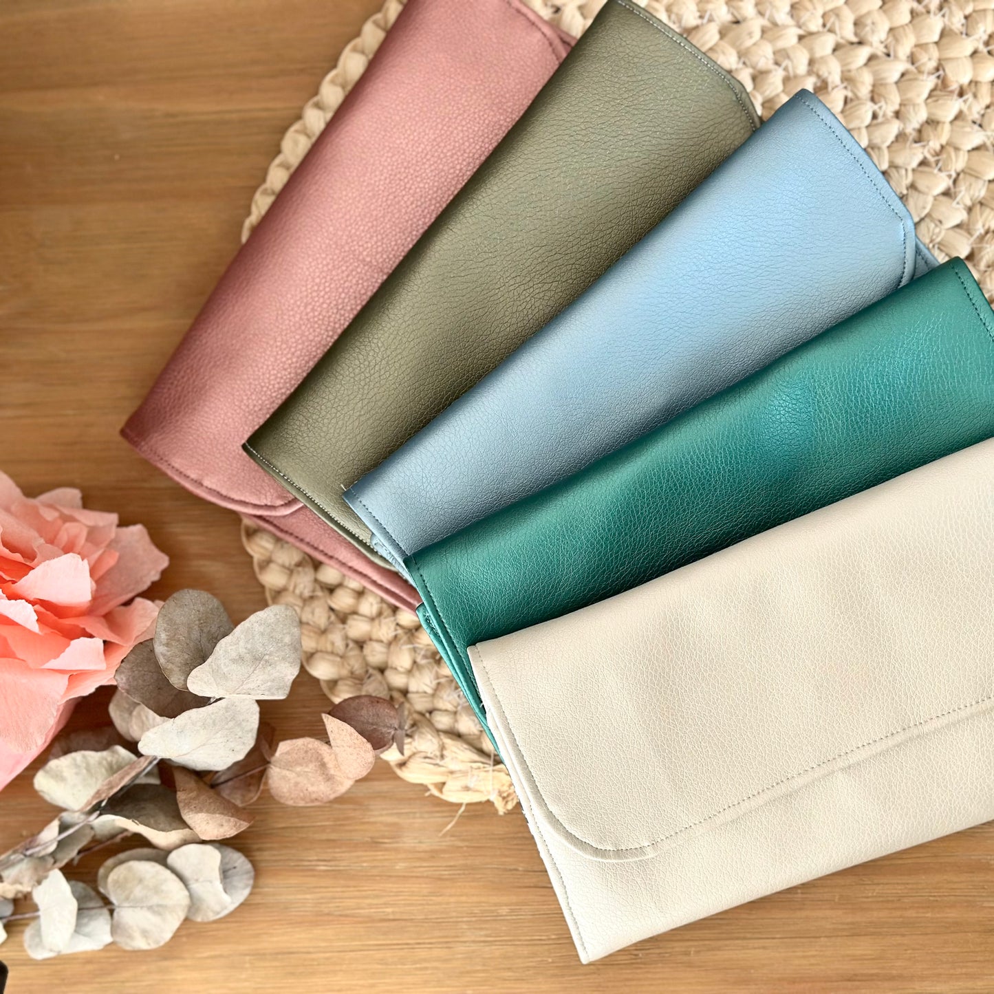Portefeuille en simili cuir (en stock)