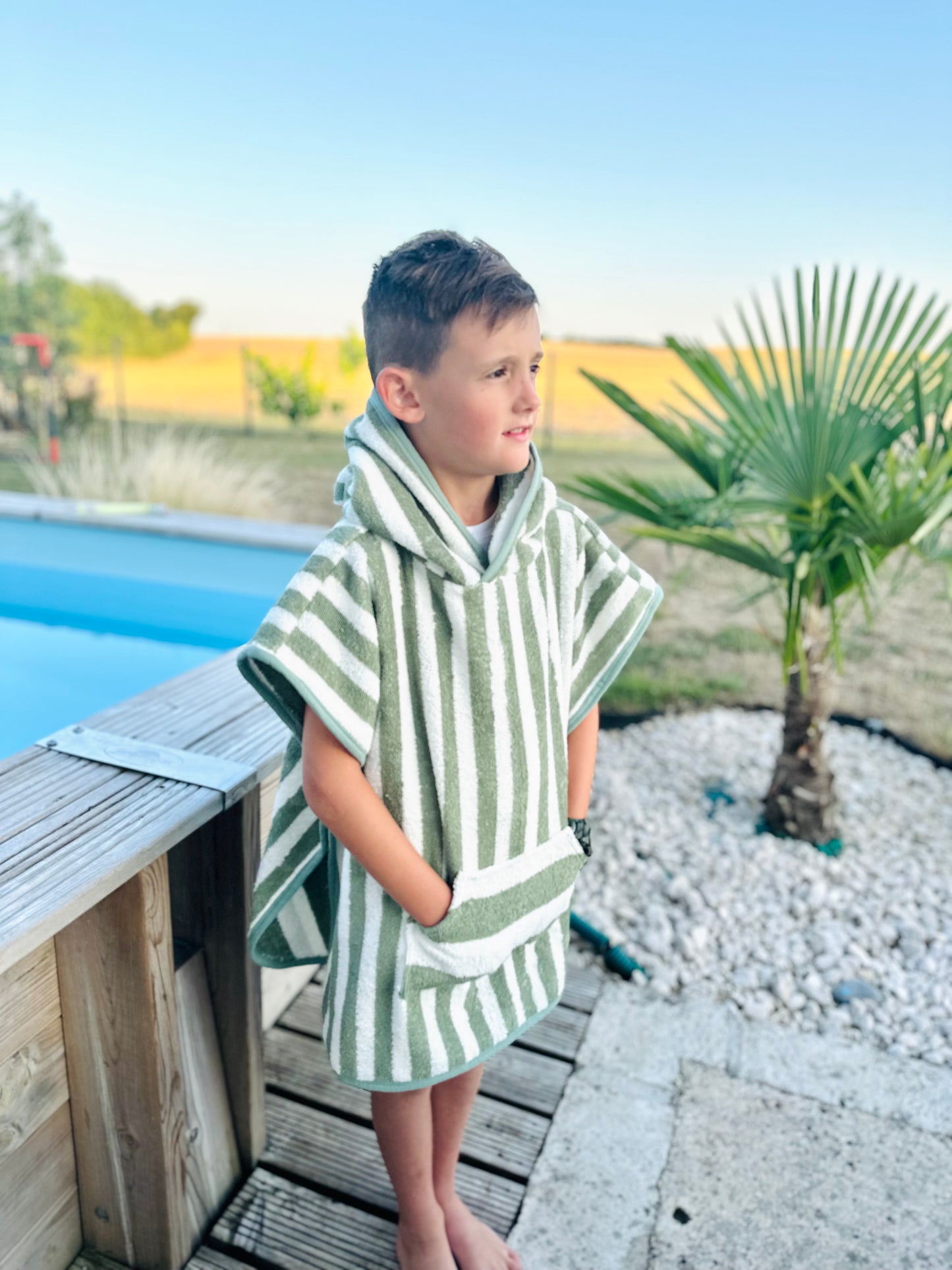 Poncho de bain / Sortie de bain enfant (sur commande)
