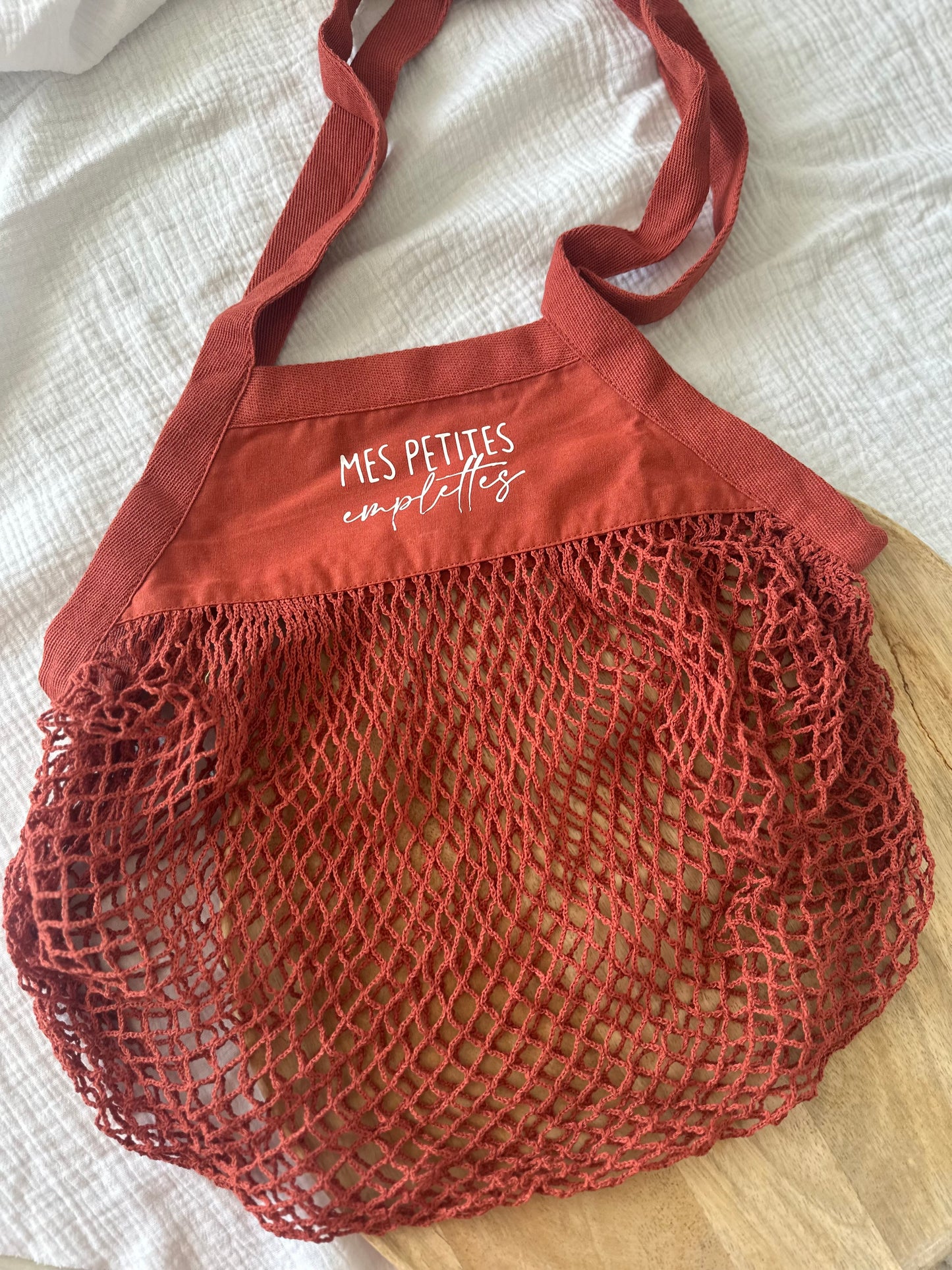 Sac de course en crochet - à personnaliser