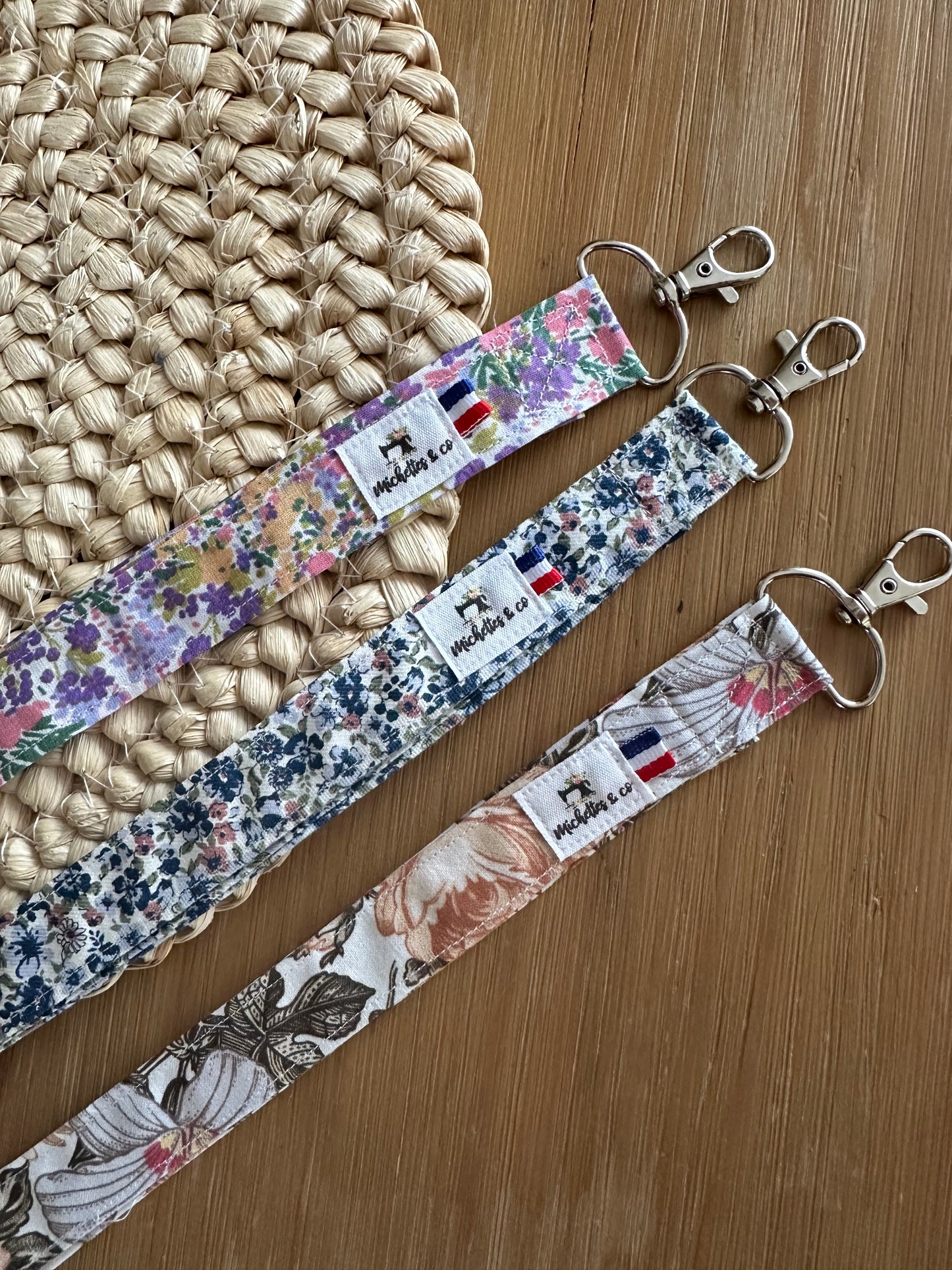 Porte clefs tour de cou (sur commande)