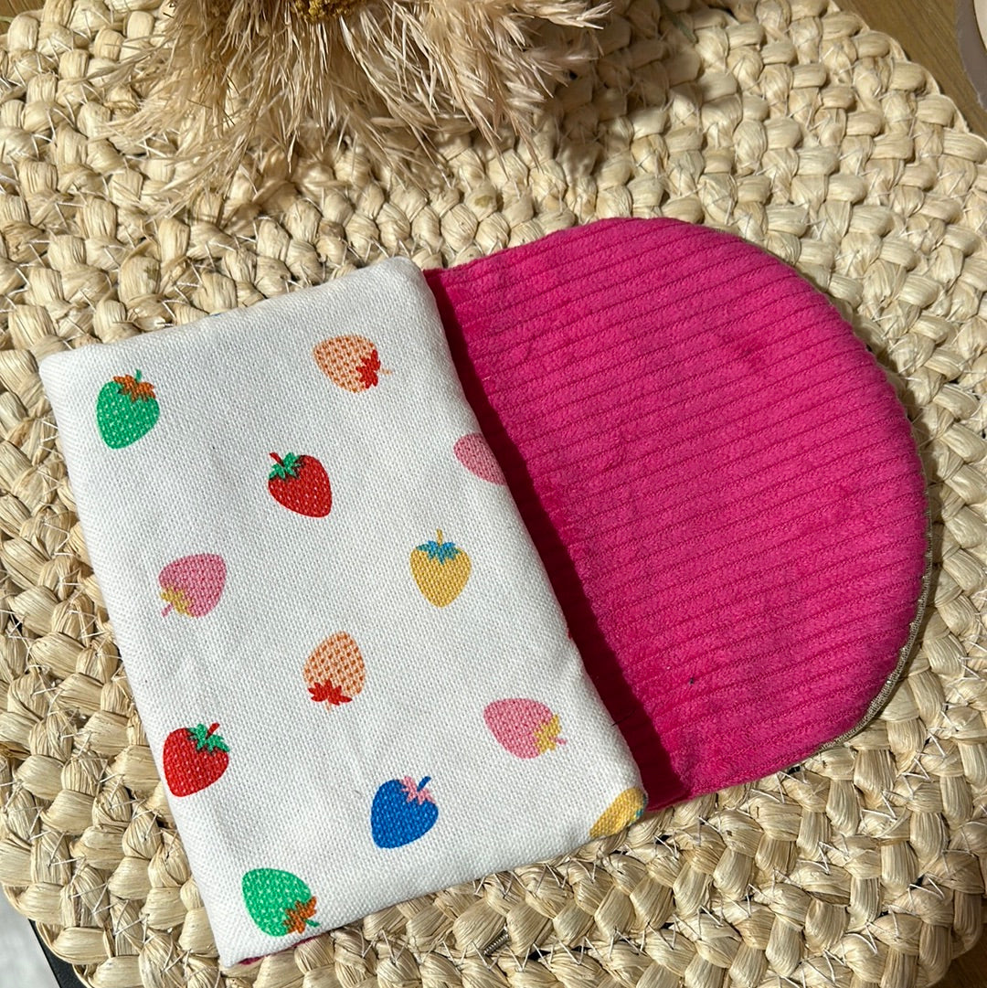 Pochette à médailles Ski - je choisis mes tissus (sur commande)