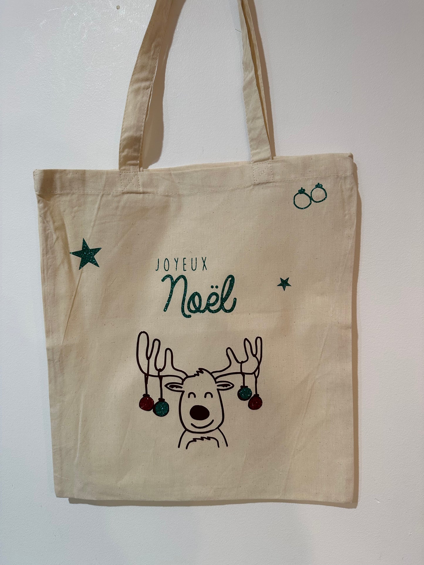 (en stock) Tote bag de Noel