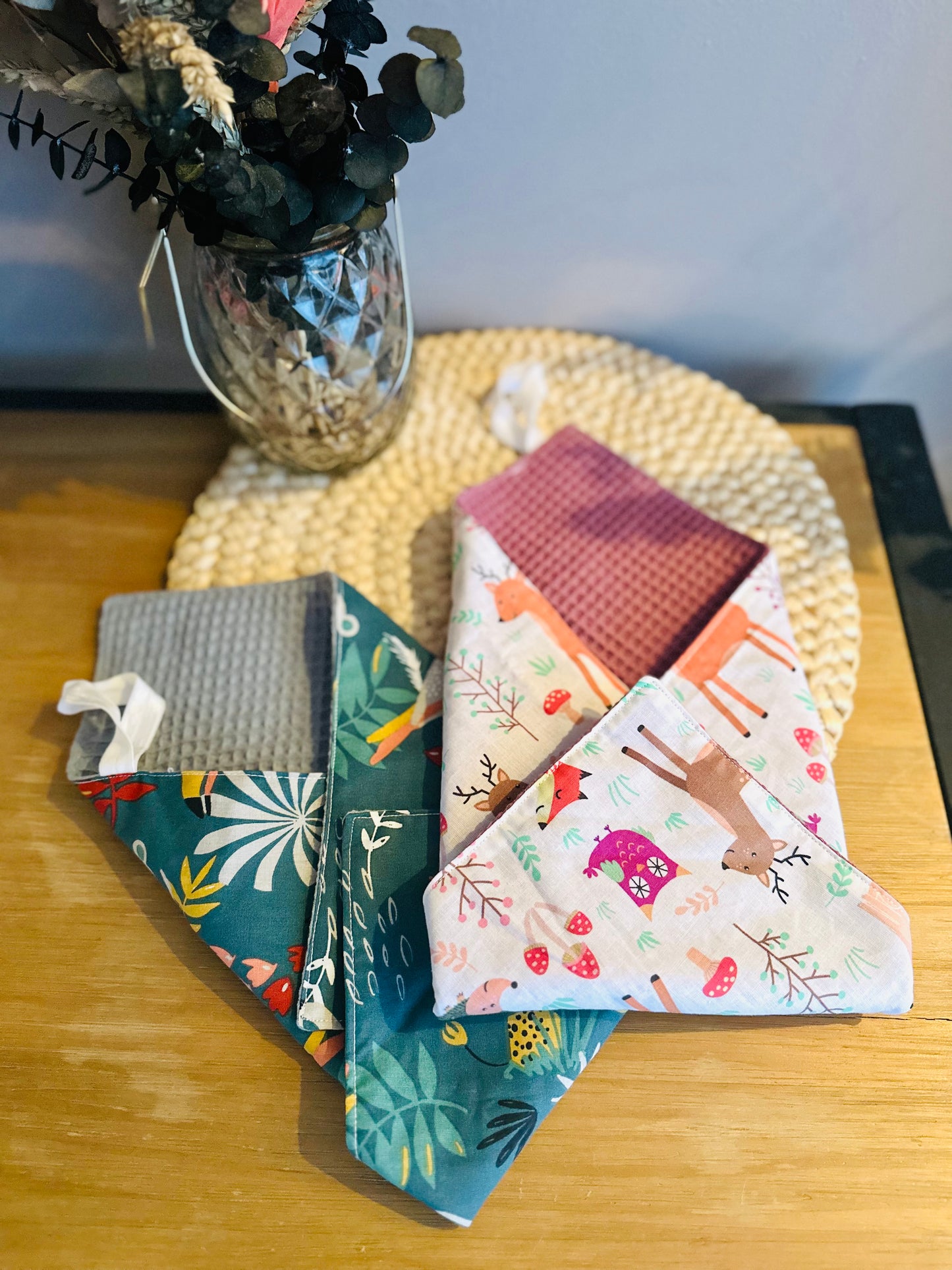 Serviette de table personnalisé pour la maison / cantine / nounou