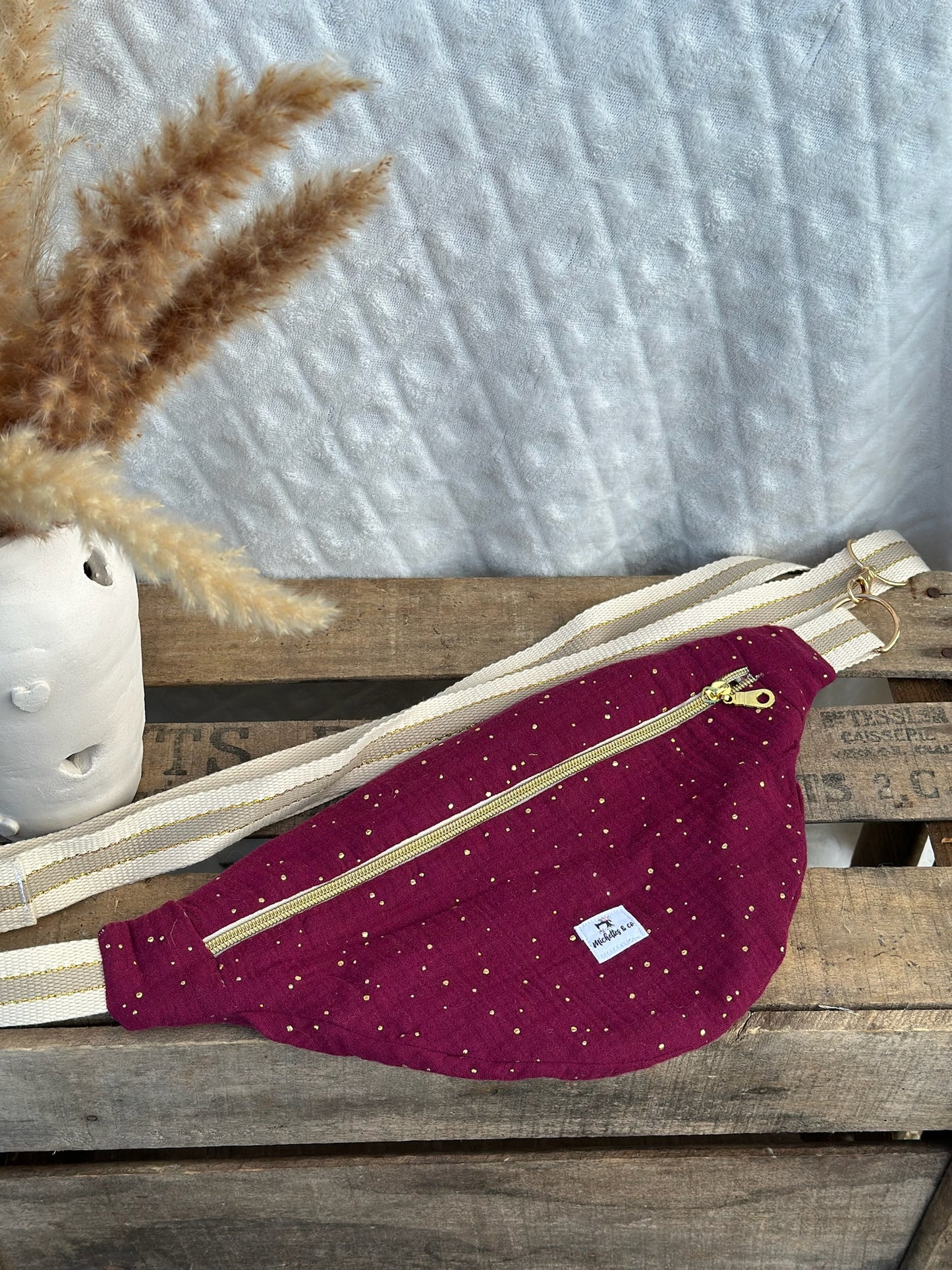 Les Bananes Gaze de coton (sur commande)