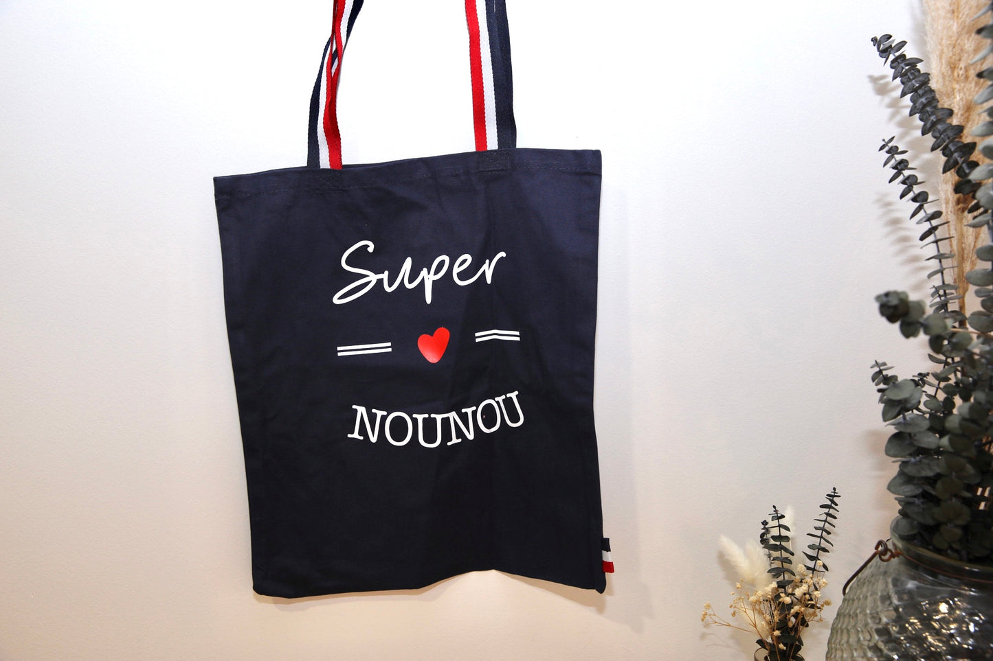 Tote bag à personnaliser Super papa / Super Maman ....