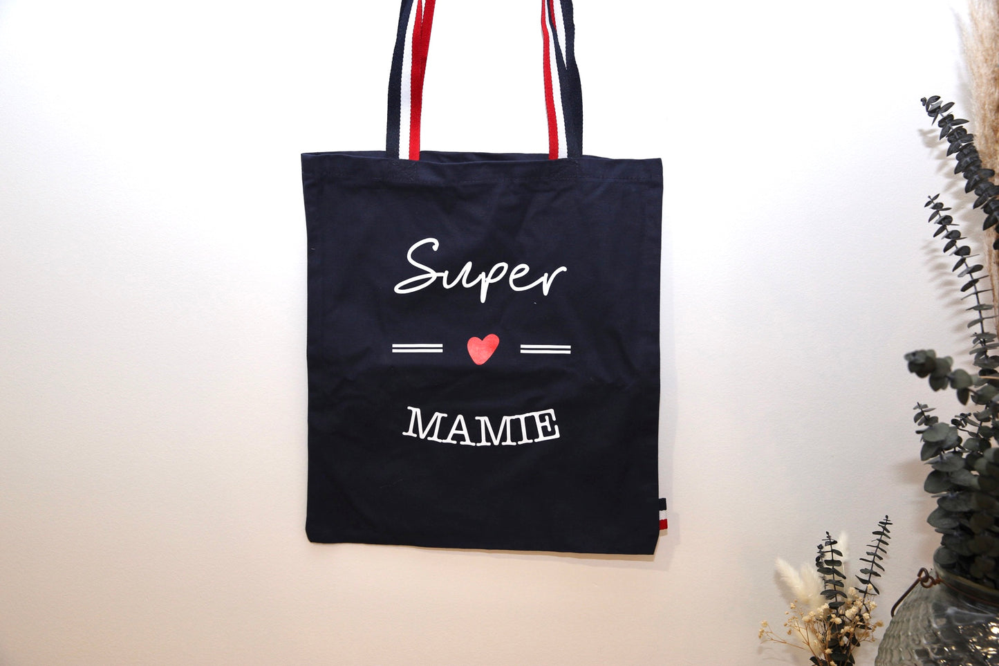 Tote bag à personnaliser Super papa / Super Maman ....