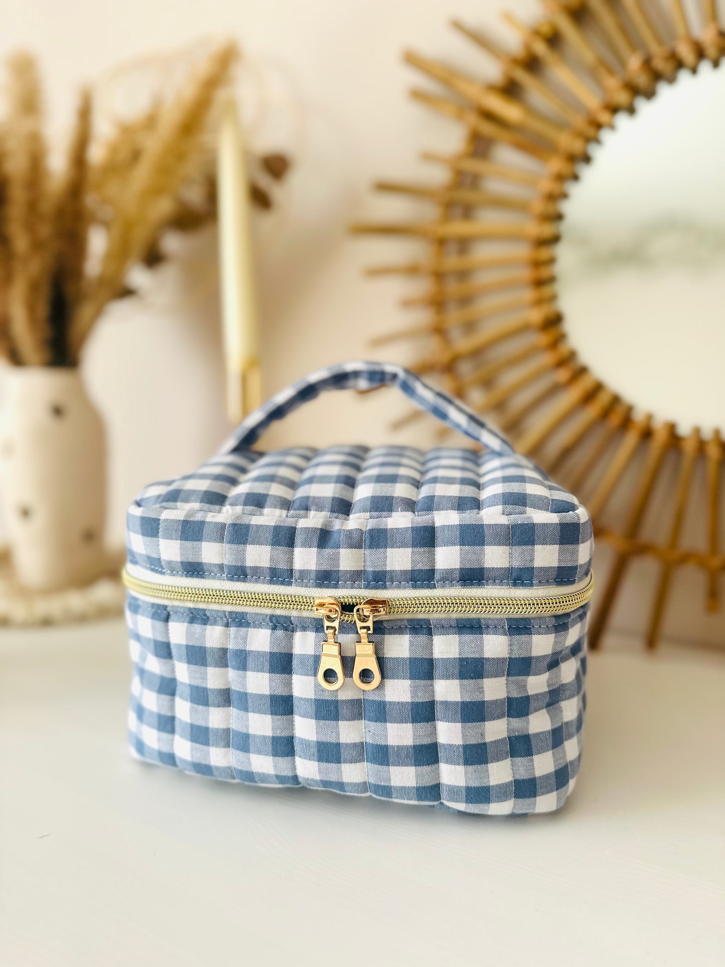 Vanity vichy , molletonnée (sur commande)