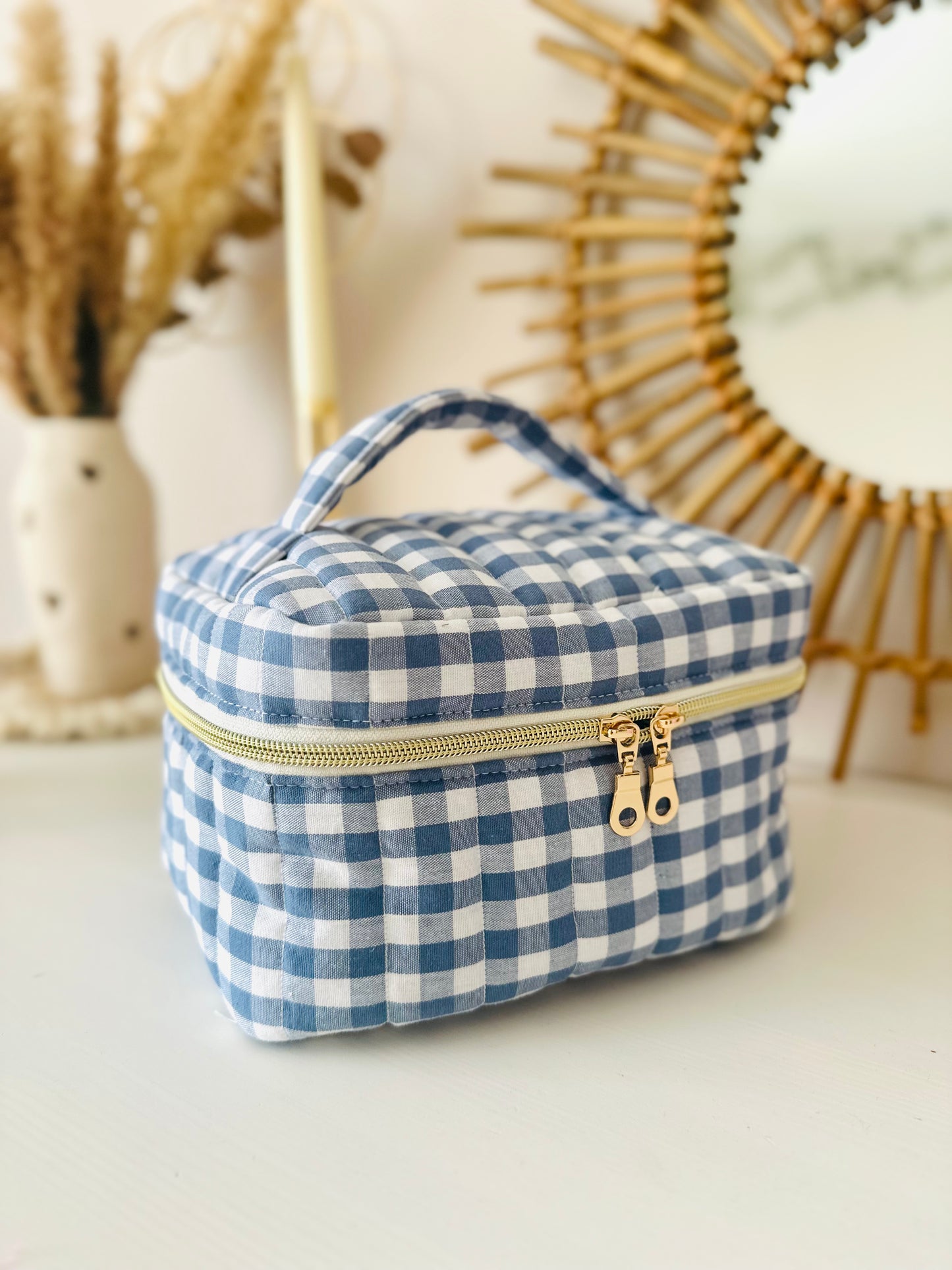 Vanity vichy , molletonnée (sur commande)