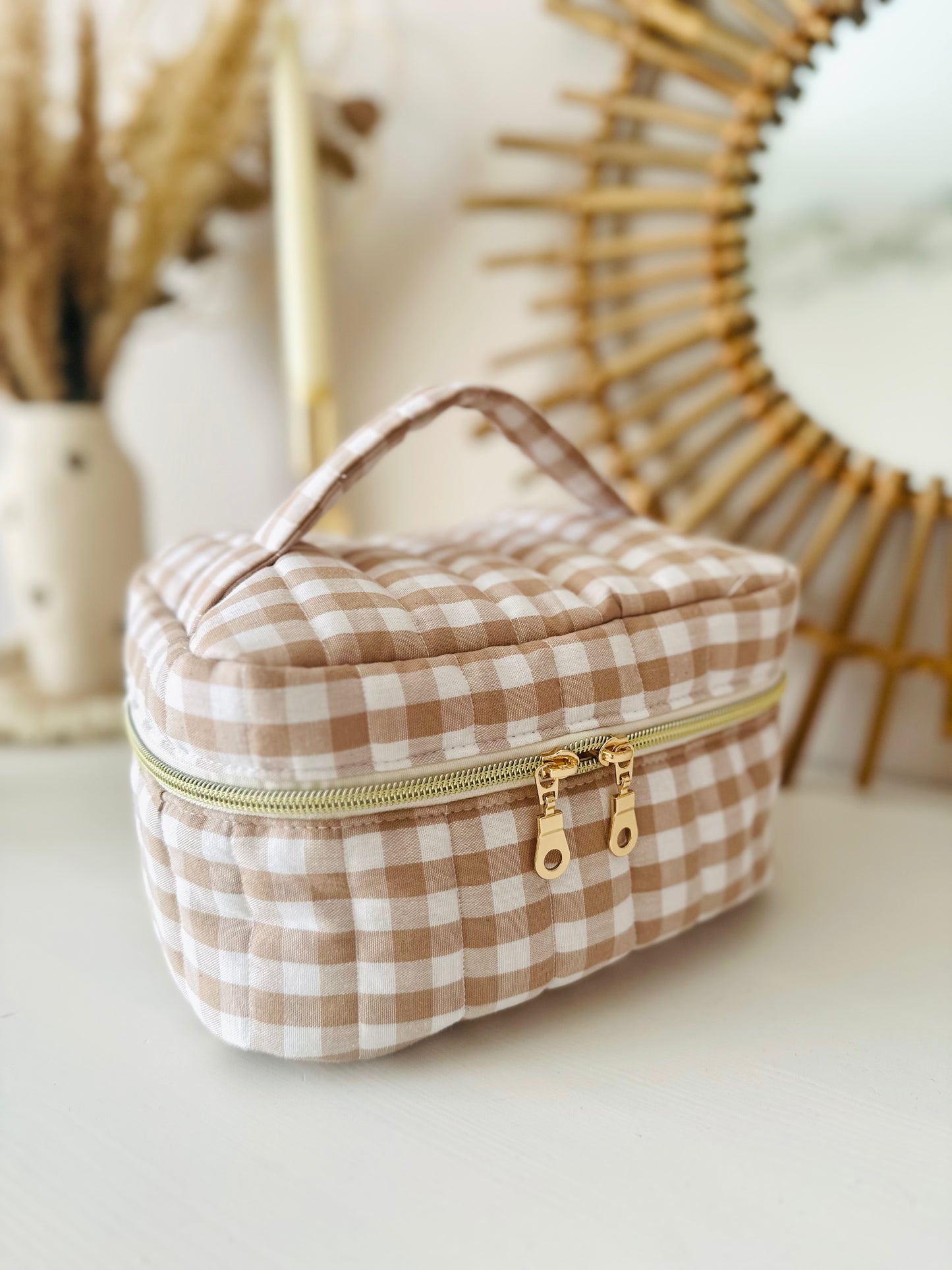 Vanity vichy , molletonnée (sur commande)