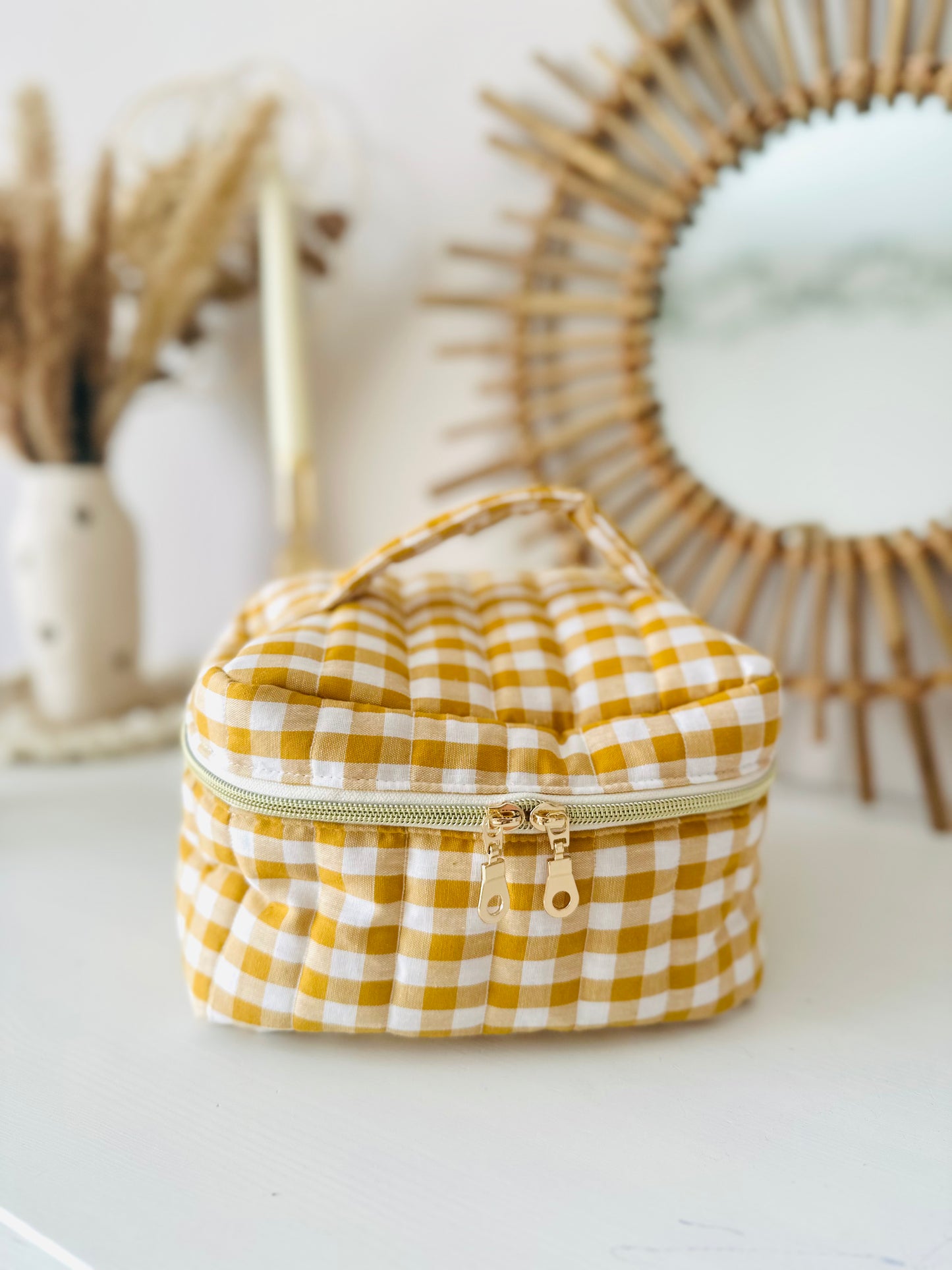 Vanity vichy , molletonnée (sur commande)