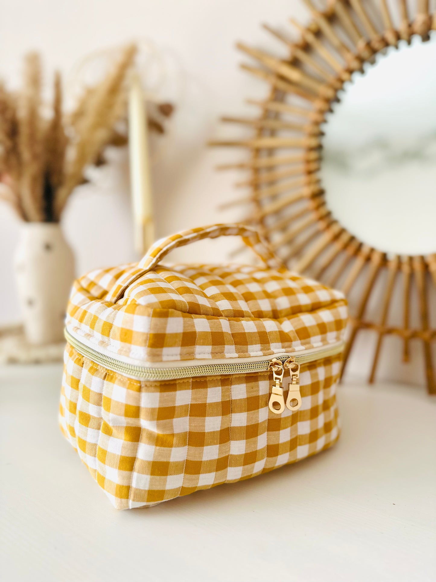 Vanity vichy , molletonnée (sur commande)