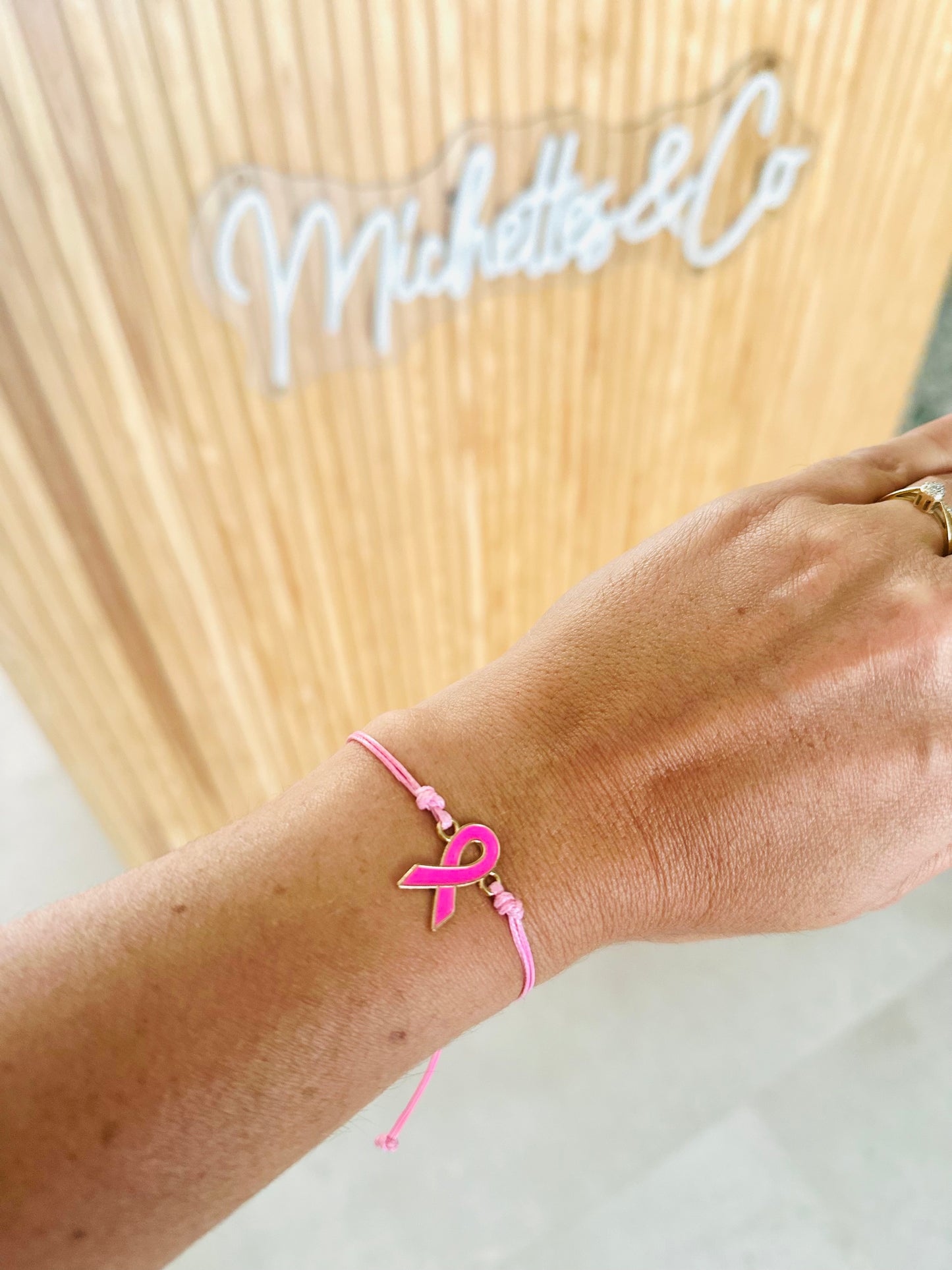 Bracelet Octobre rose