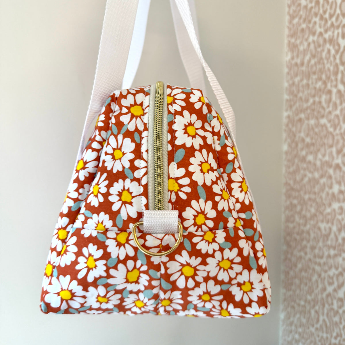 Lunch bag marguerite orange - isotherme par Michettes and co