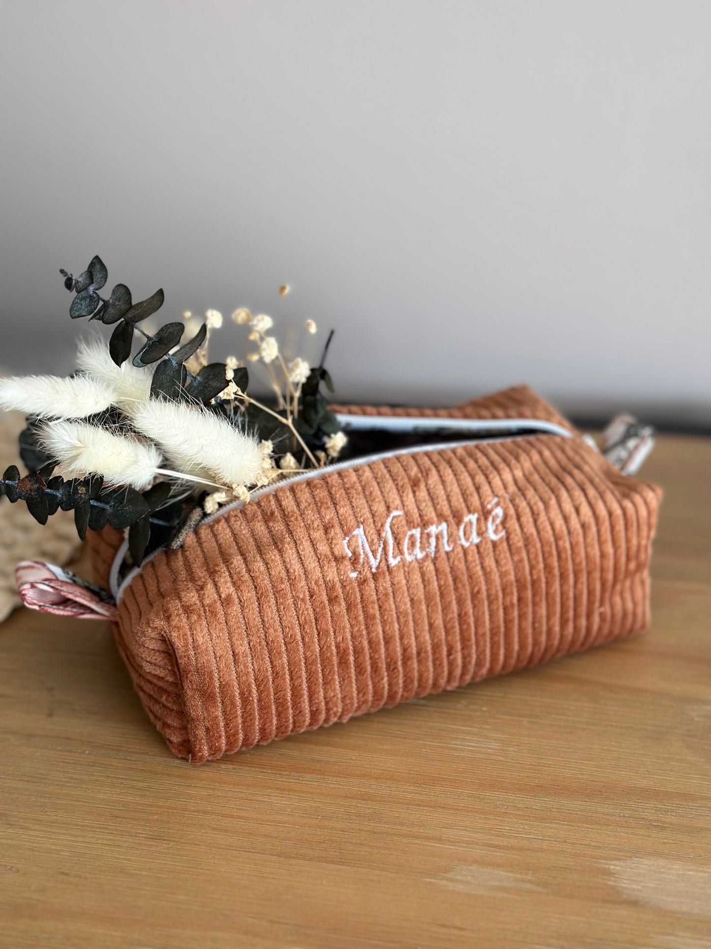 Trousse d’école brodée et personnalisée (sur commande)