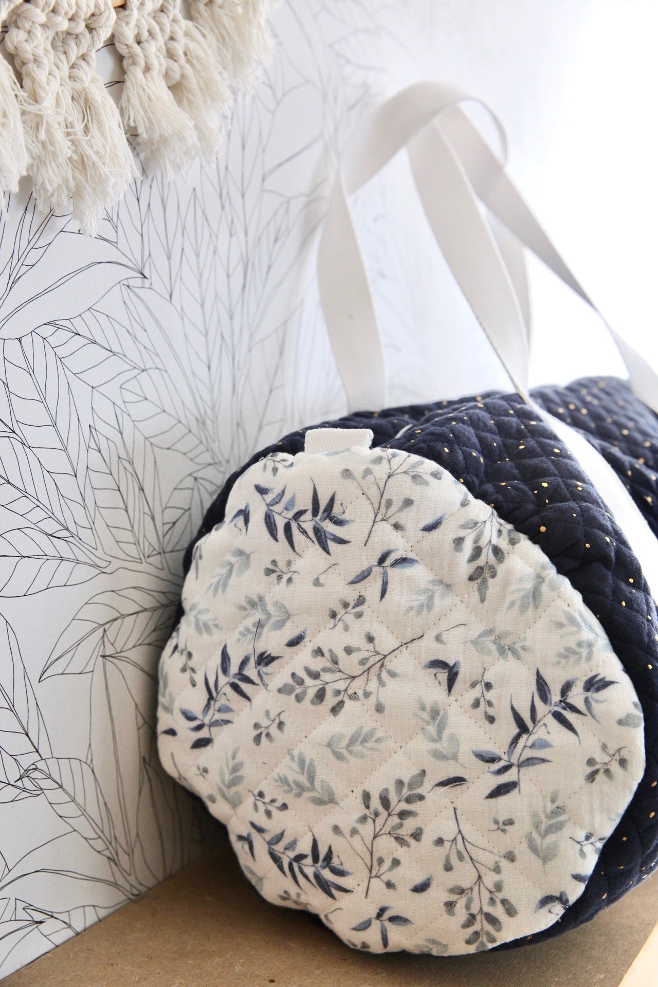 Sac polochon matelassé - (Sur commande UNIQUEMENT)