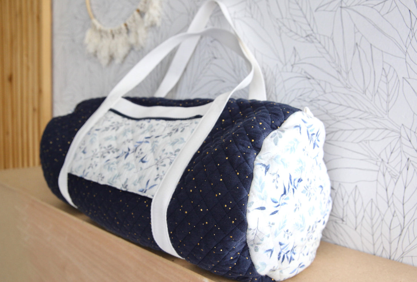 Sac polochon matelassé - (Sur commande UNIQUEMENT)
