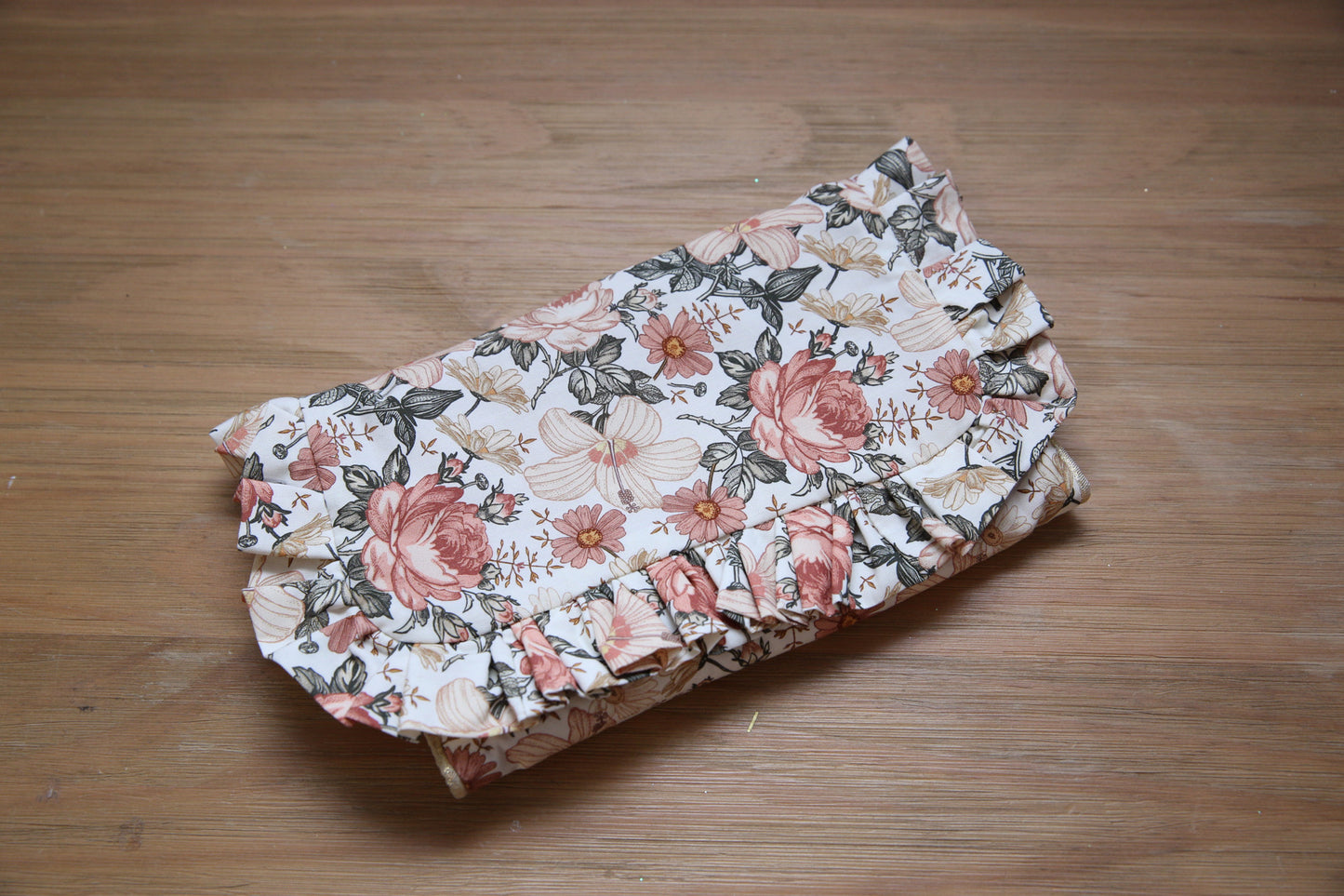 Pochette à barrettes froufrou (sur commande)