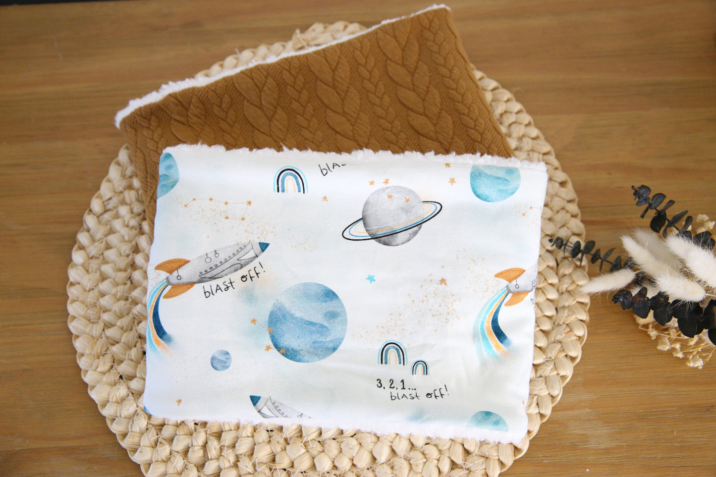 Snood / cache cou - bandana enfant - Thème Espace