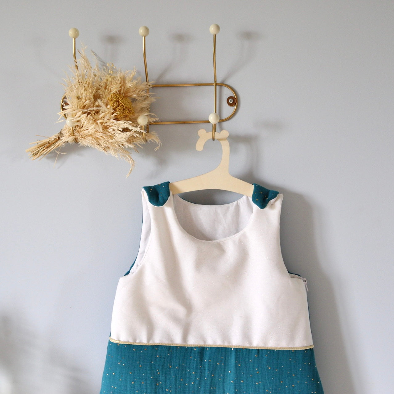 Gigoteuse bebe tissu gaze de coton personnalisée