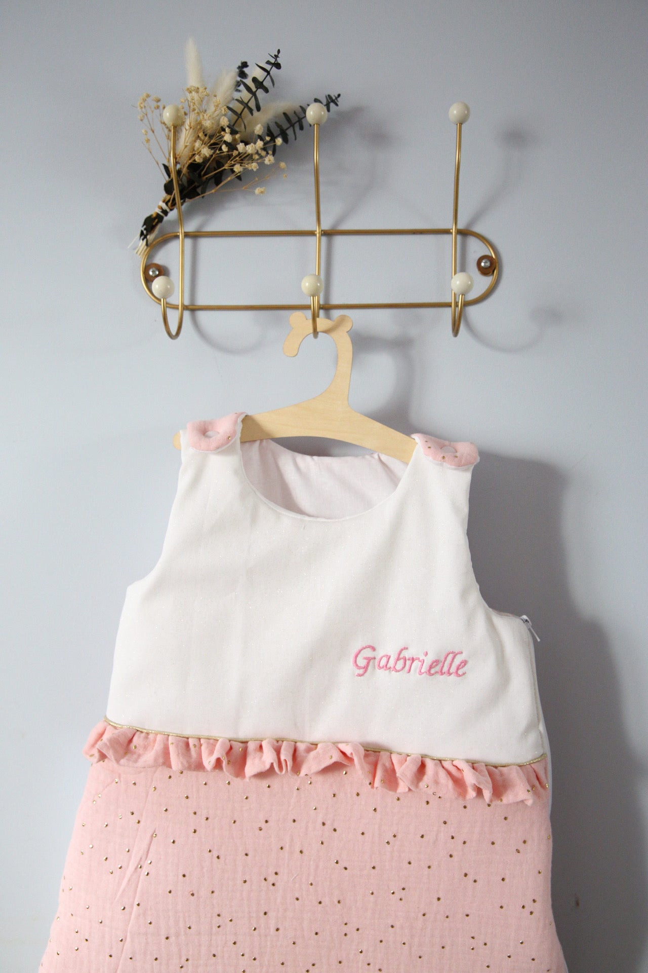 Gigoteuse bébé en double gaze de coton personnalisée