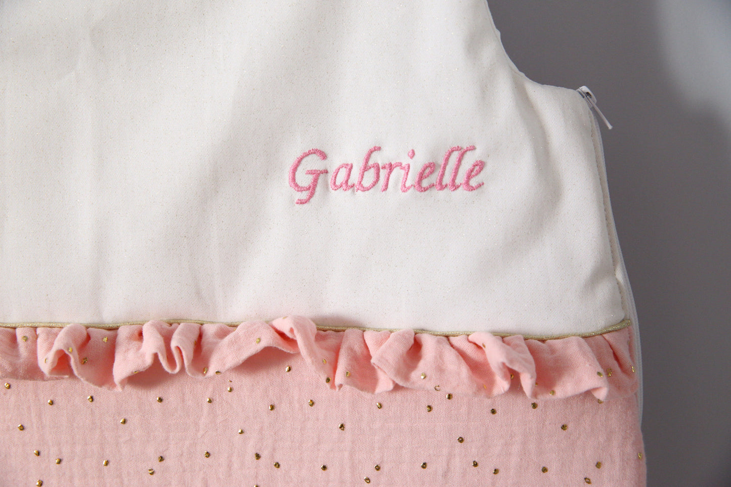 Gigoteuse bébé en double gaze de coton personnalisée