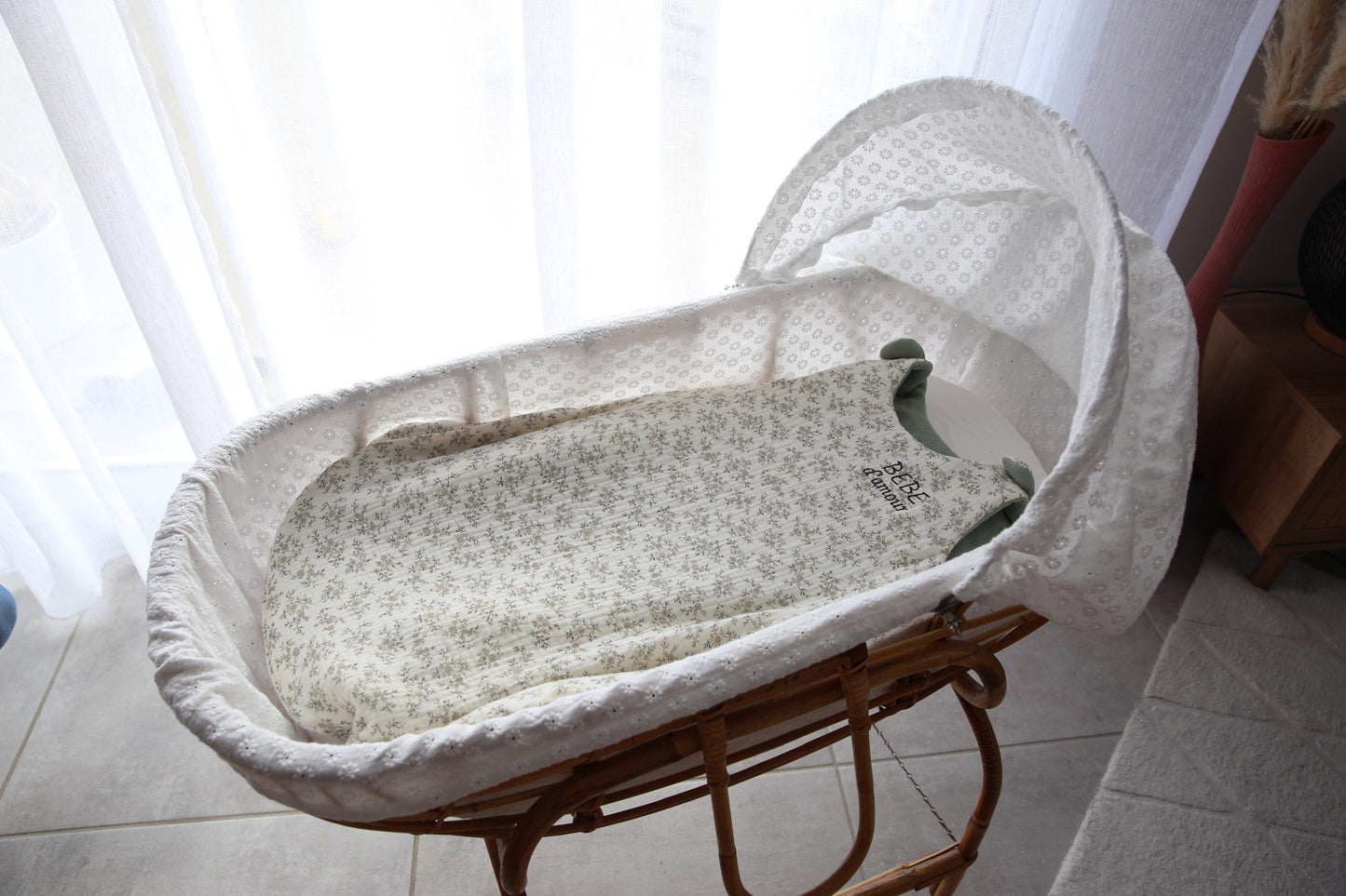 Gigoteuse bébé réversible personnalisable