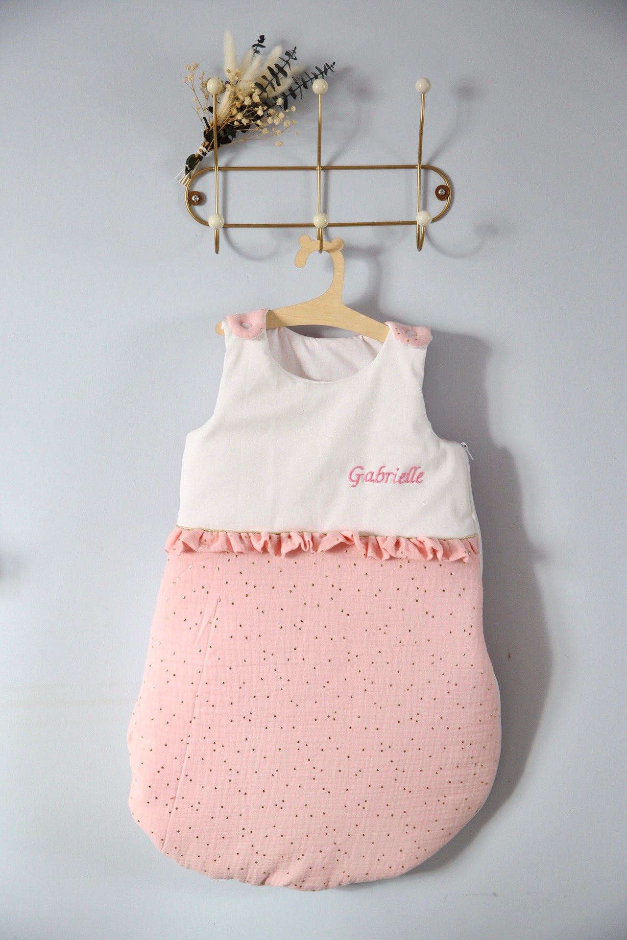 Gigoteuse bébé en double gaze de coton personnalisée