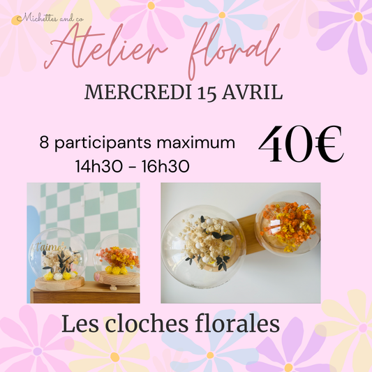 Mercredi 15  avril - Création florale avec les décoration d'Emilie