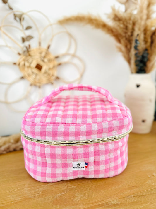 Vanity vichy , molletonnée (sur commande)