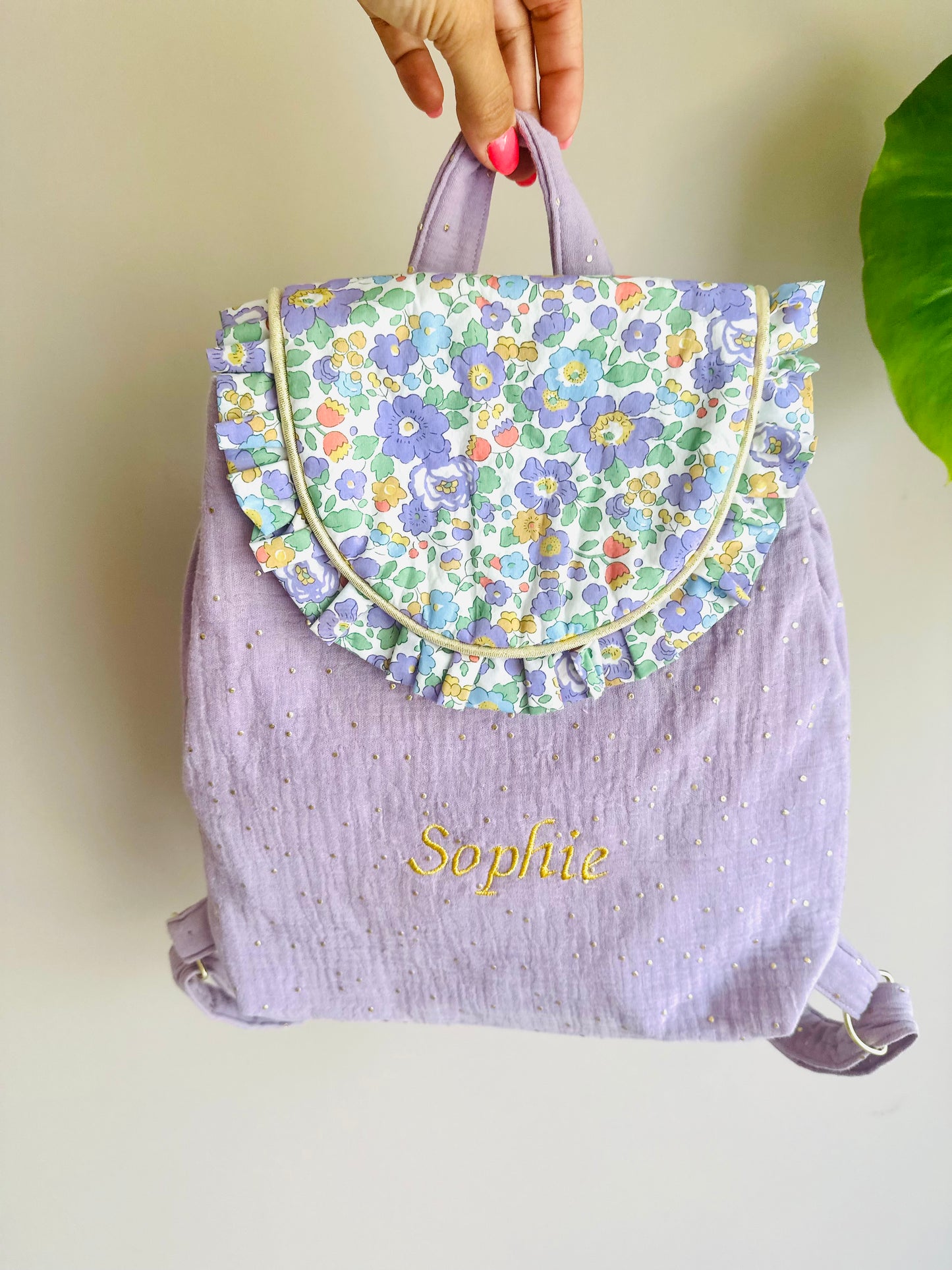 Sac Sophie - Gaze de coton et Liberty (uniquement sur commande)
