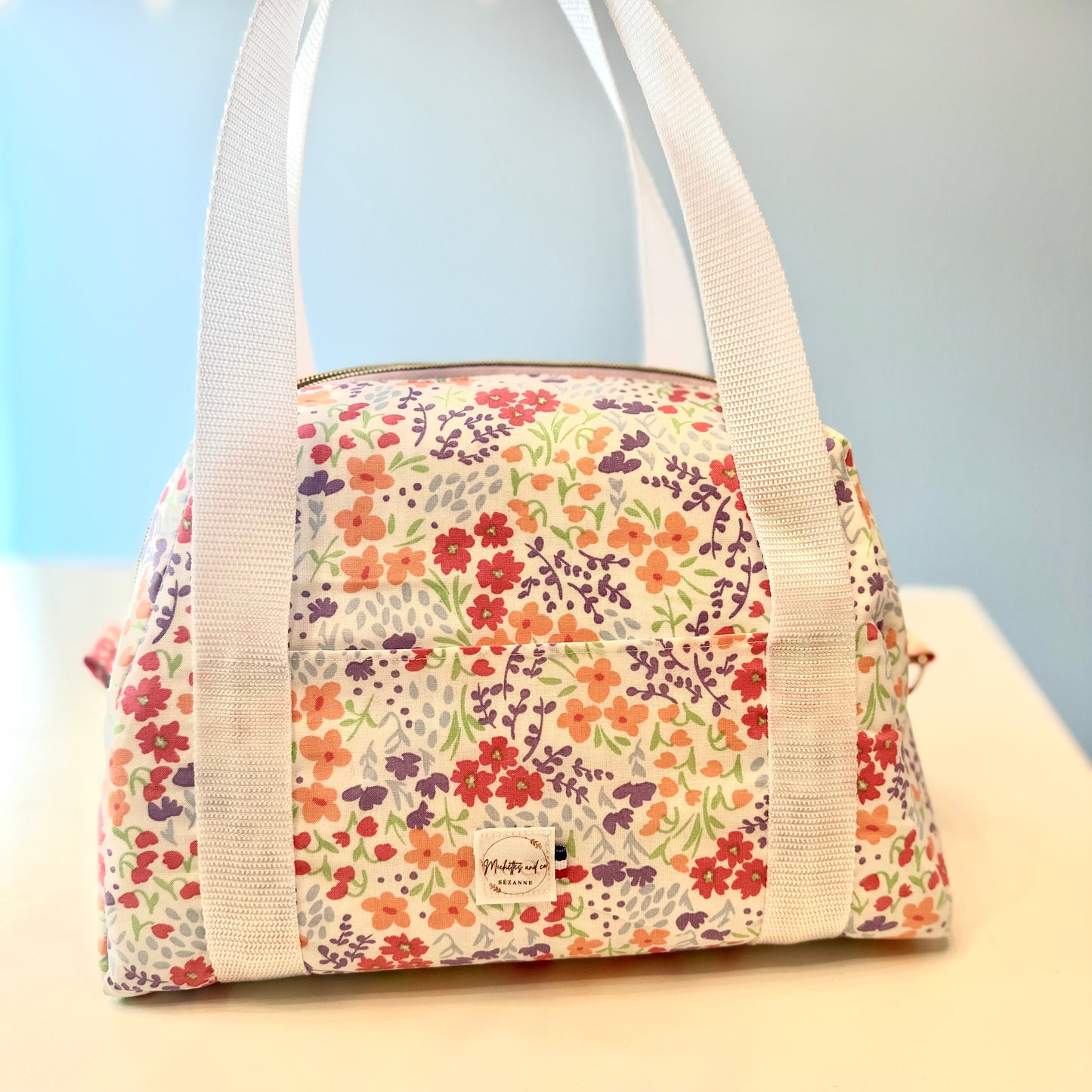Lunch Bag isotherme - prairie blanche