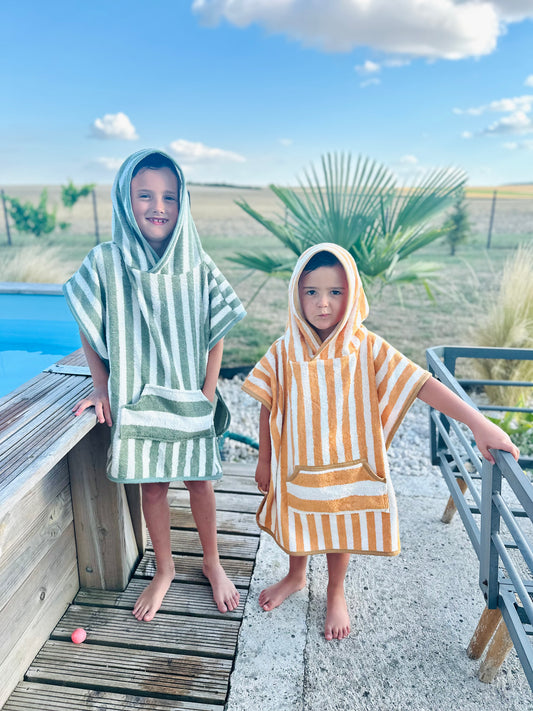 Poncho de bain / Sortie de bain enfant (sur commande)
