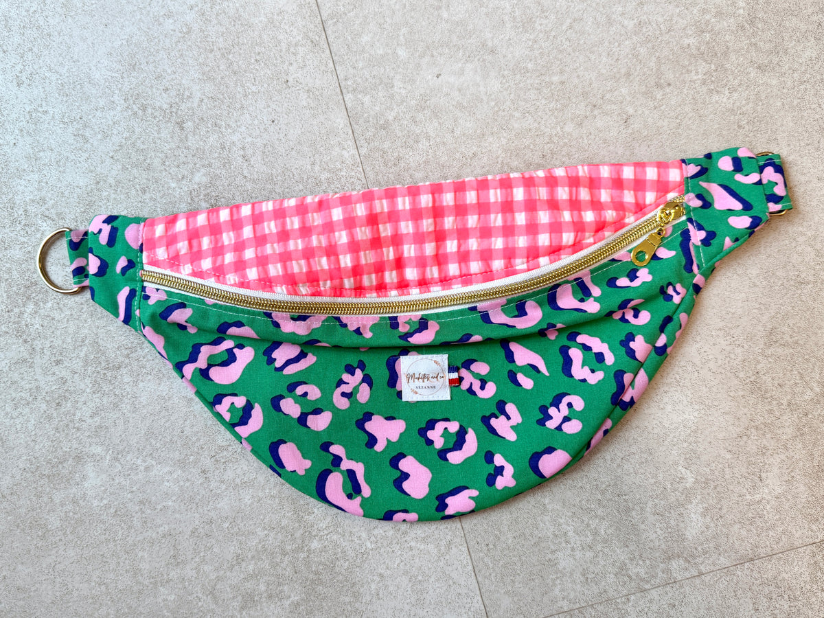 Sac Banane en coton à motifs par Michettes and co