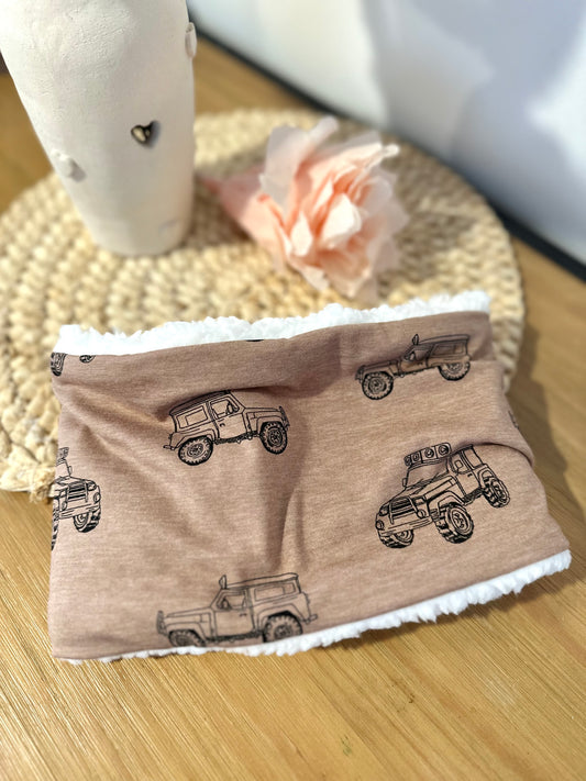 Snood / cache cou - bandana enfant - Thème jeep