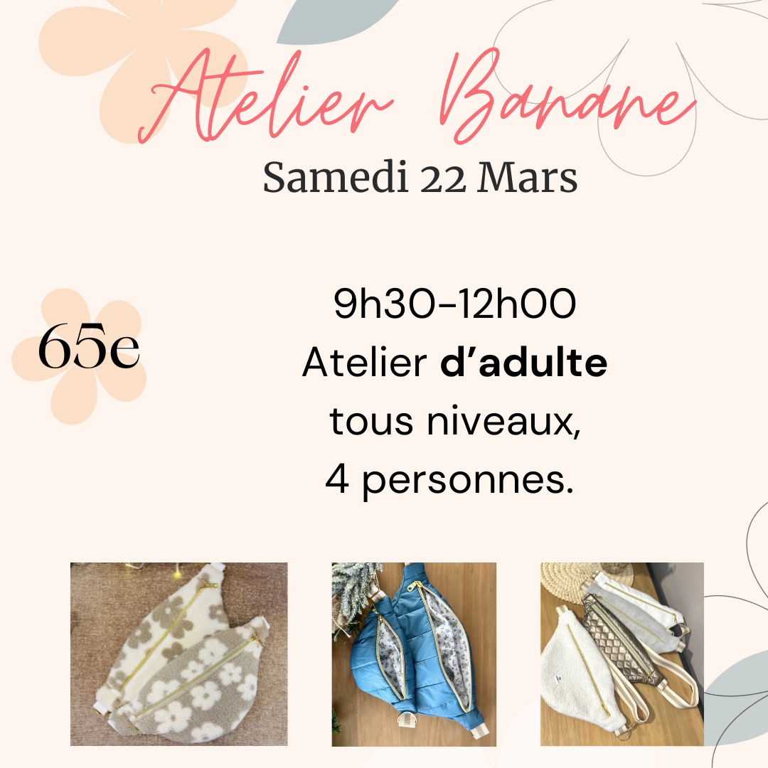 Atelier banane ADULTE- Samedi 22 mars