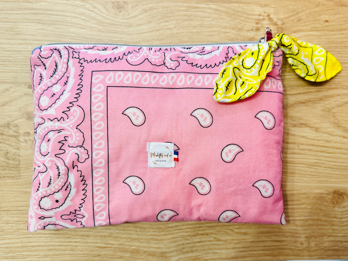 Pochette bandana à nœud – Collection colorée par Michettes and co